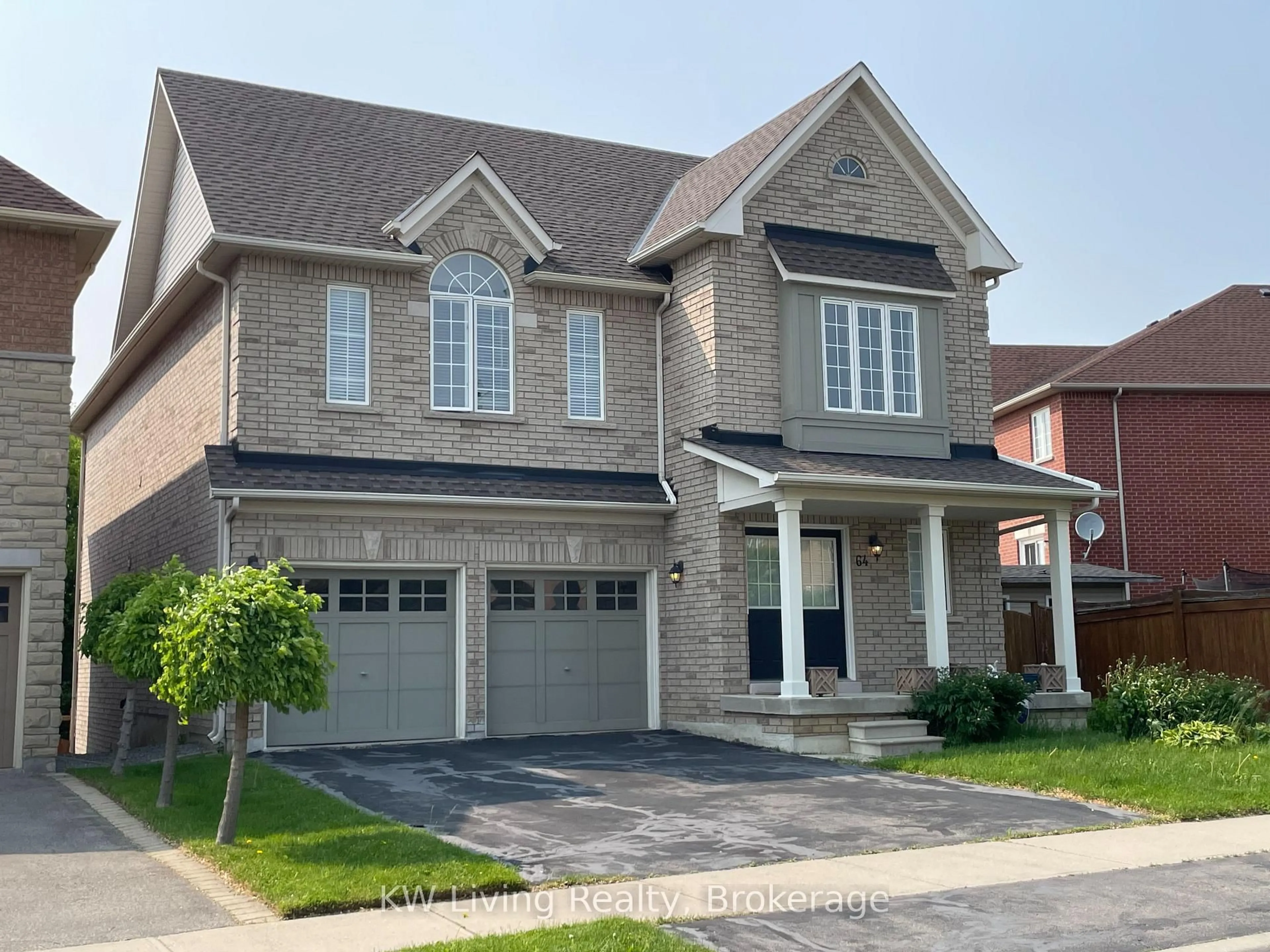 Home with brick exterior material, street for 64 Oblate Cres, Brampton Ontario L6Y 0L4