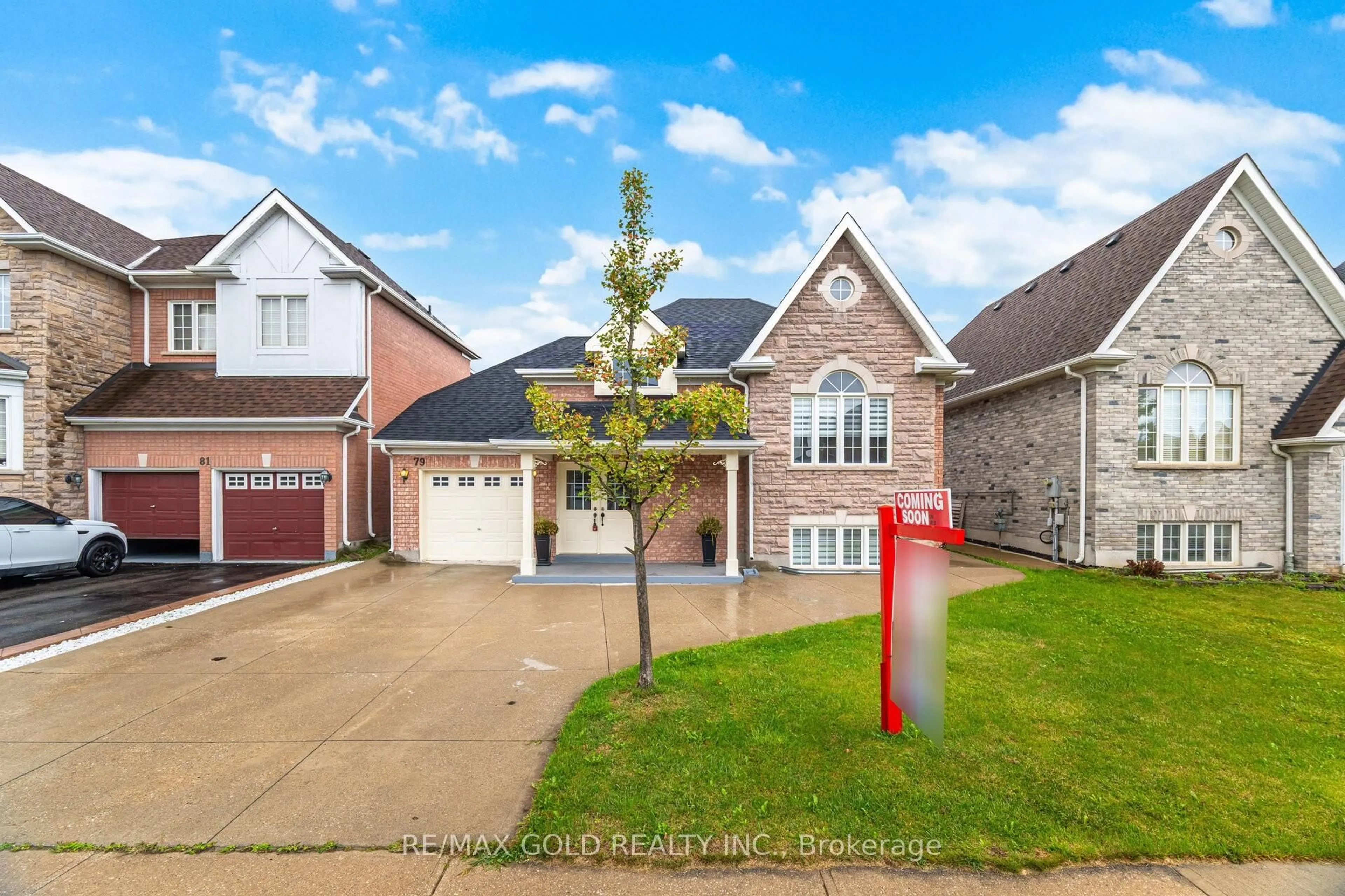 Home with brick exterior material, street for 79 Donwoods Crt, Brampton Ontario L6P 1T7