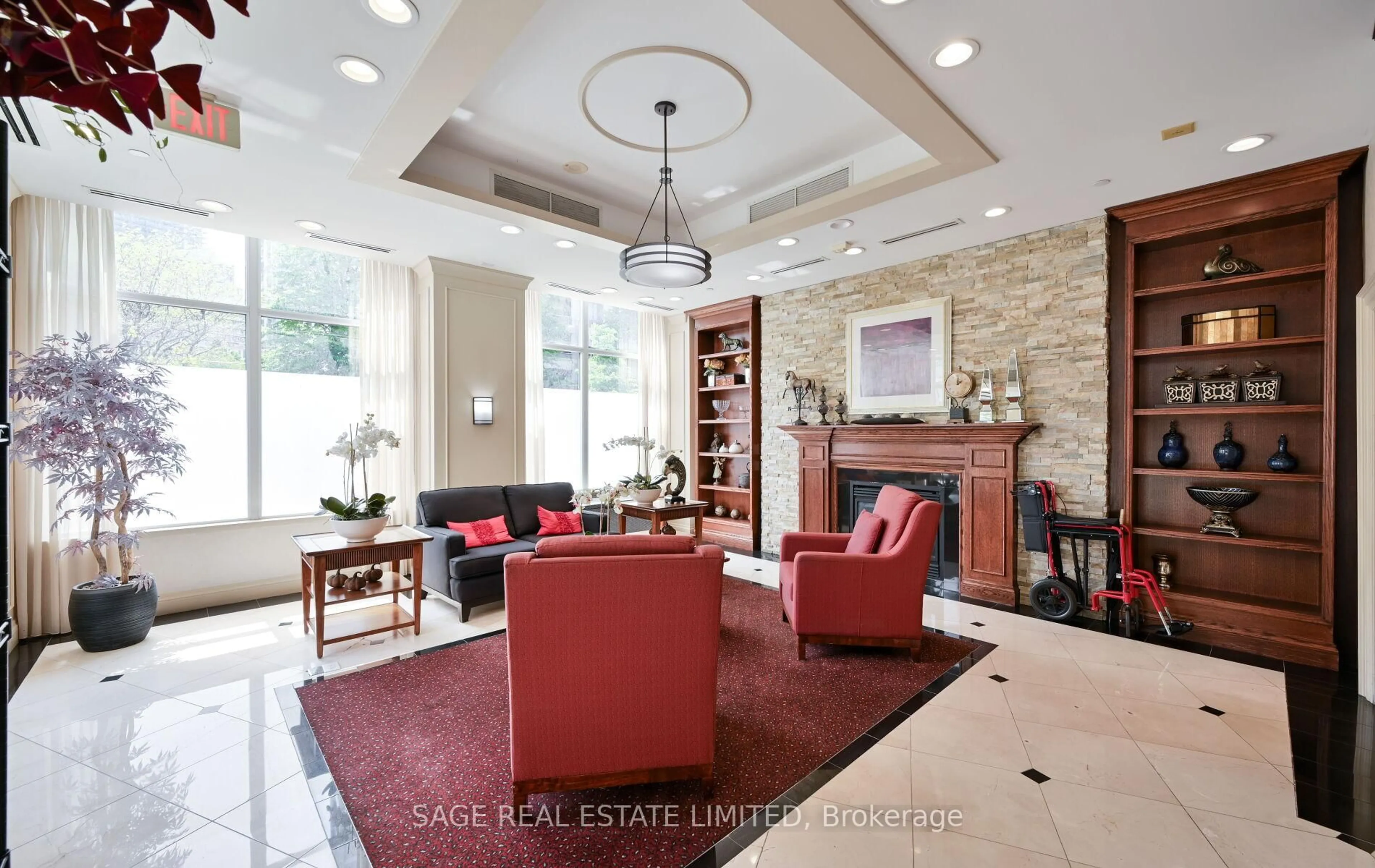 Indoor foyer for 3 Marine Parade Dr #1005, Toronto Ontario M8V 3Z5