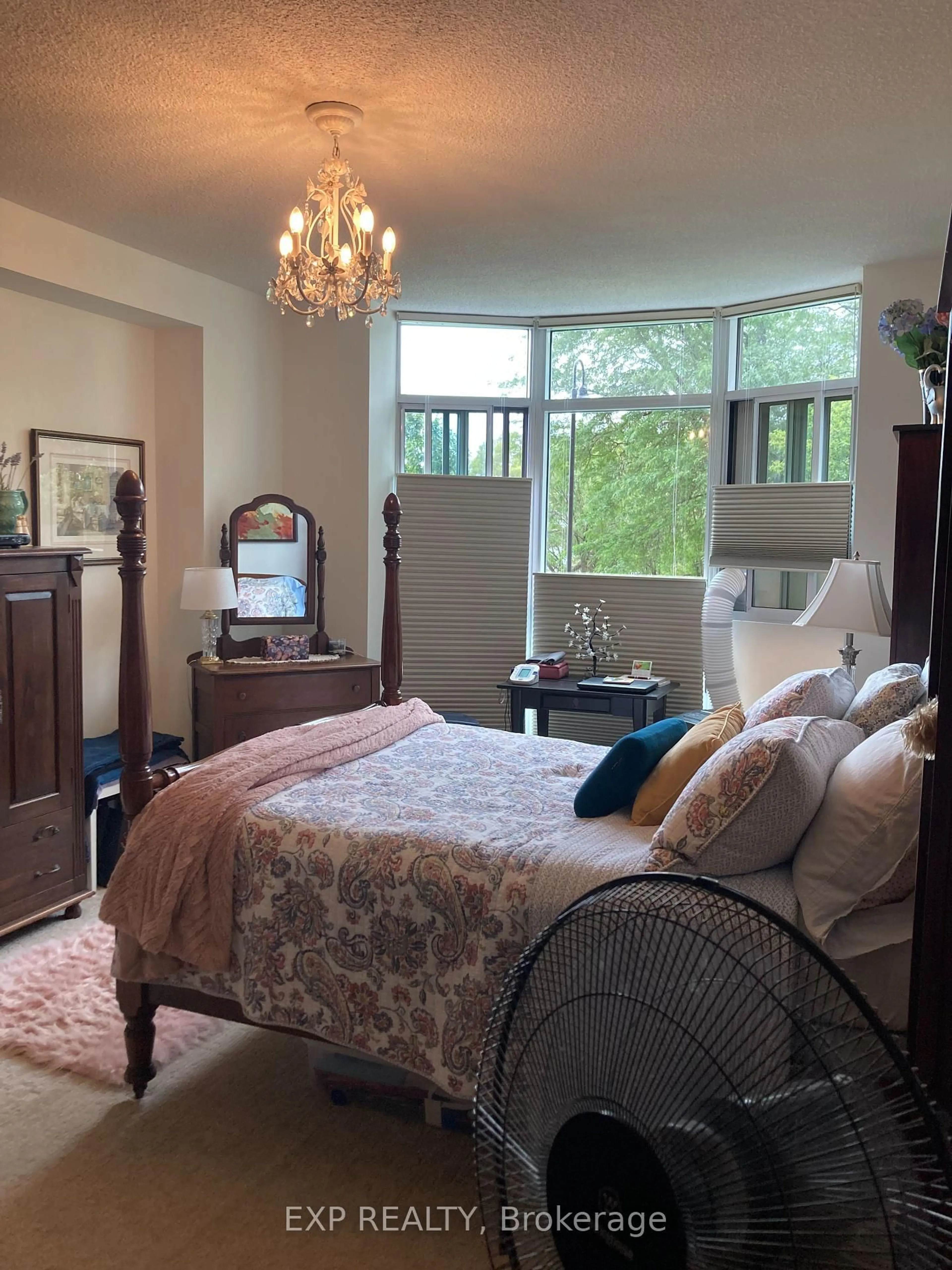 Bedroom with bed, unknown for 5250 Lakeshore Rd #104, Burlington Ontario L7L 5L2