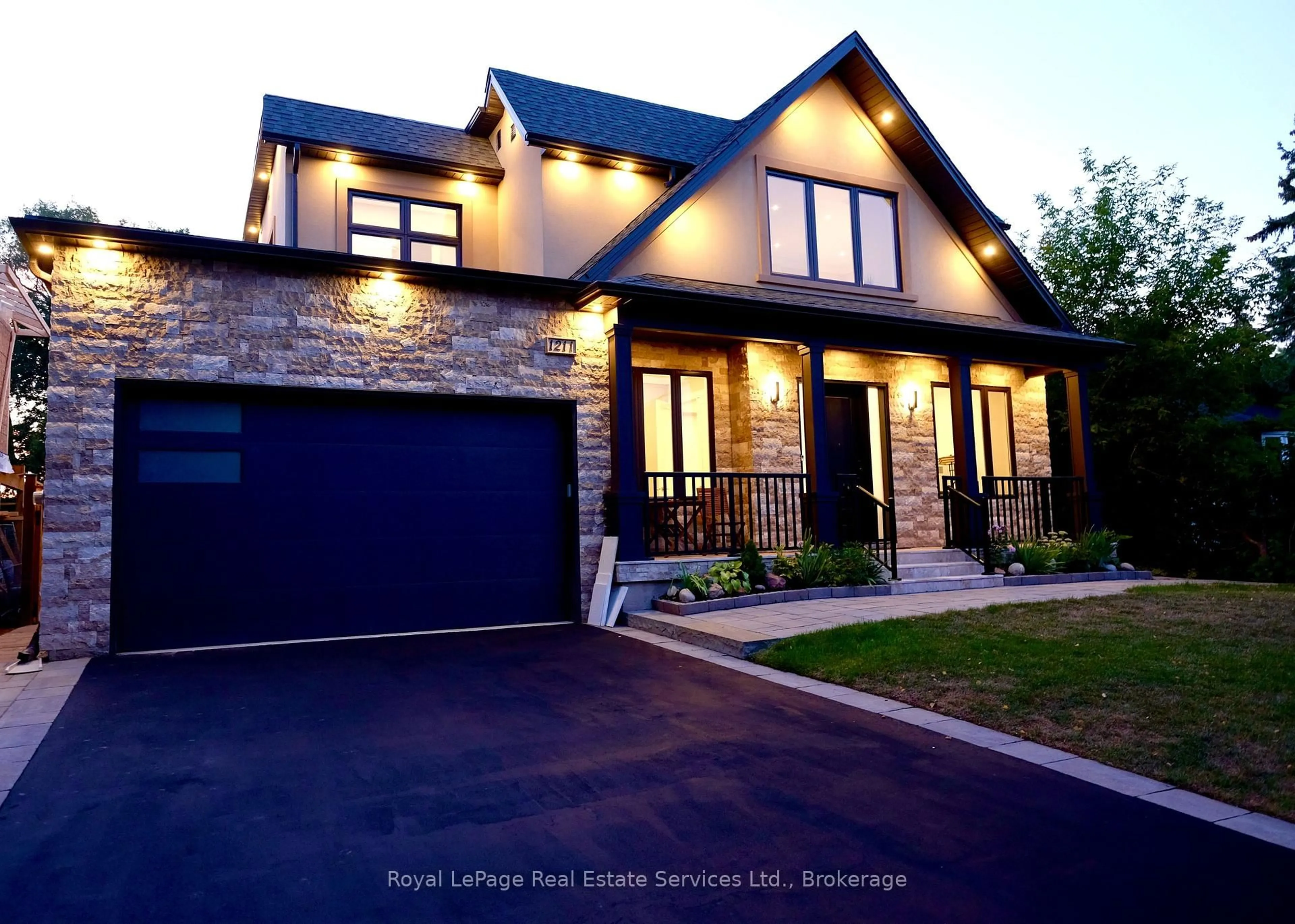 Home with brick exterior material, street for 1211 Pinegrove Rd, Oakville Ontario L6L 2W8