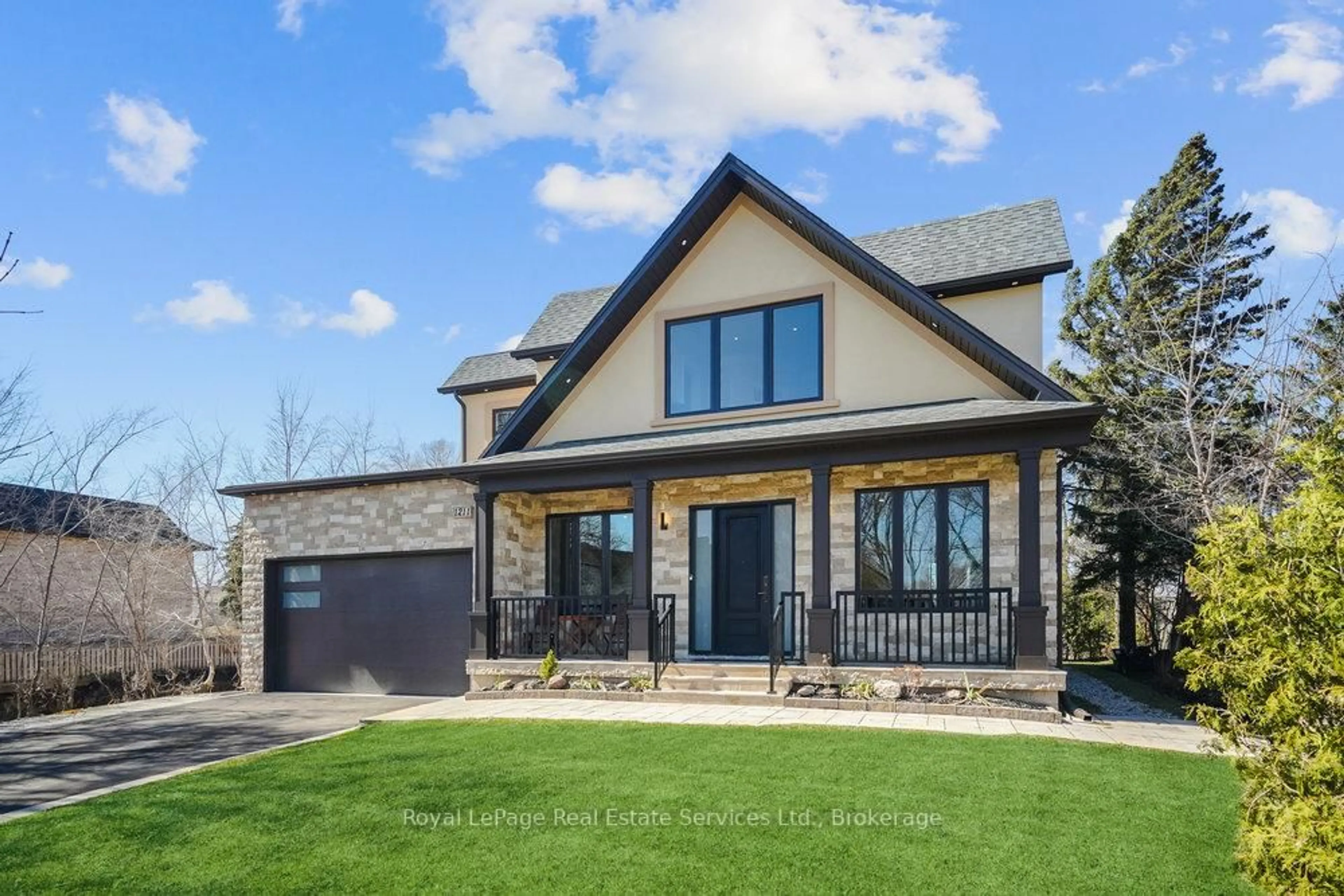 Home with brick exterior material, street for 1211 Pinegrove Rd, Oakville Ontario L6L 2W8