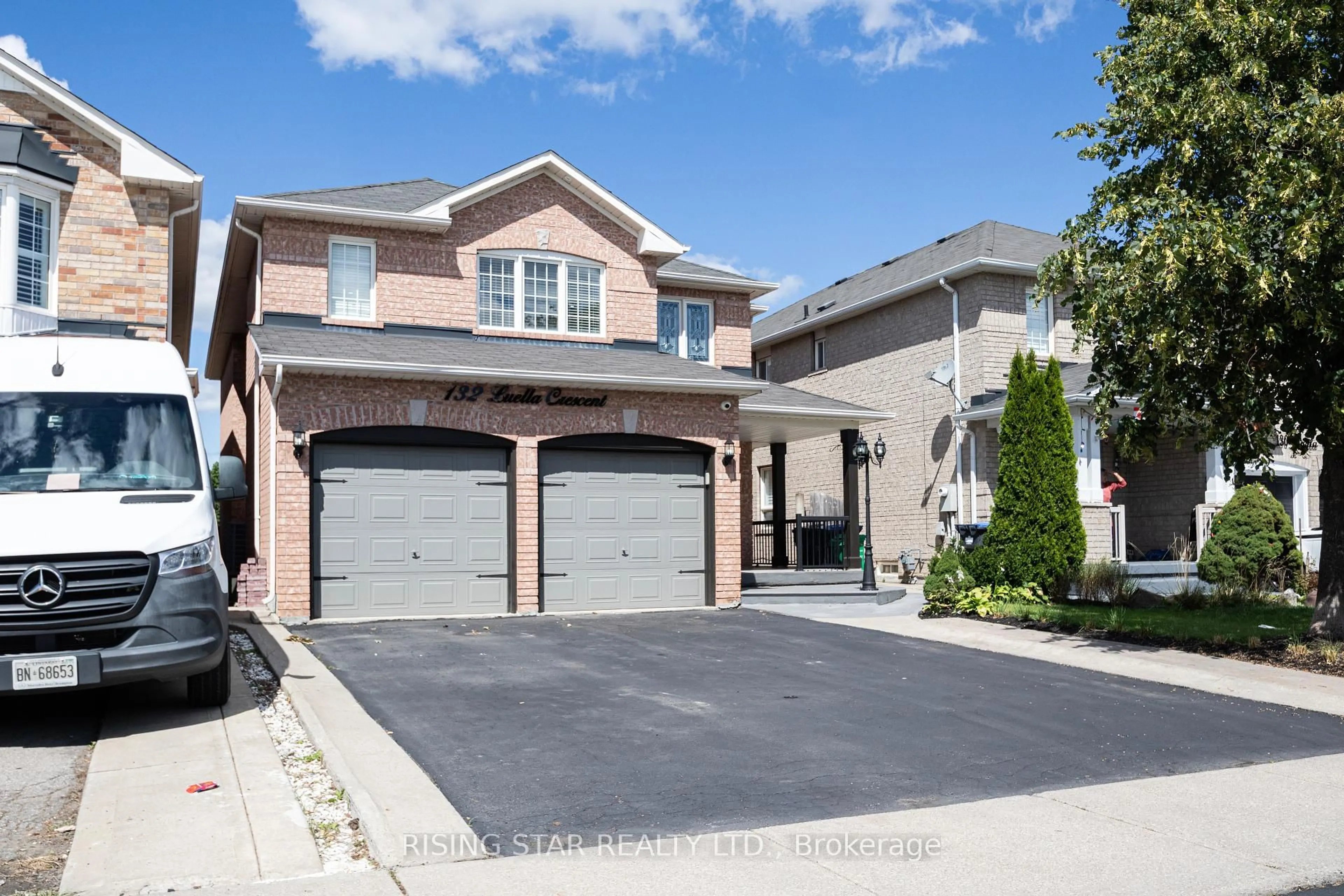 Home with brick exterior material, street for 132 Luella Cres, Brampton Ontario L7A 3H8