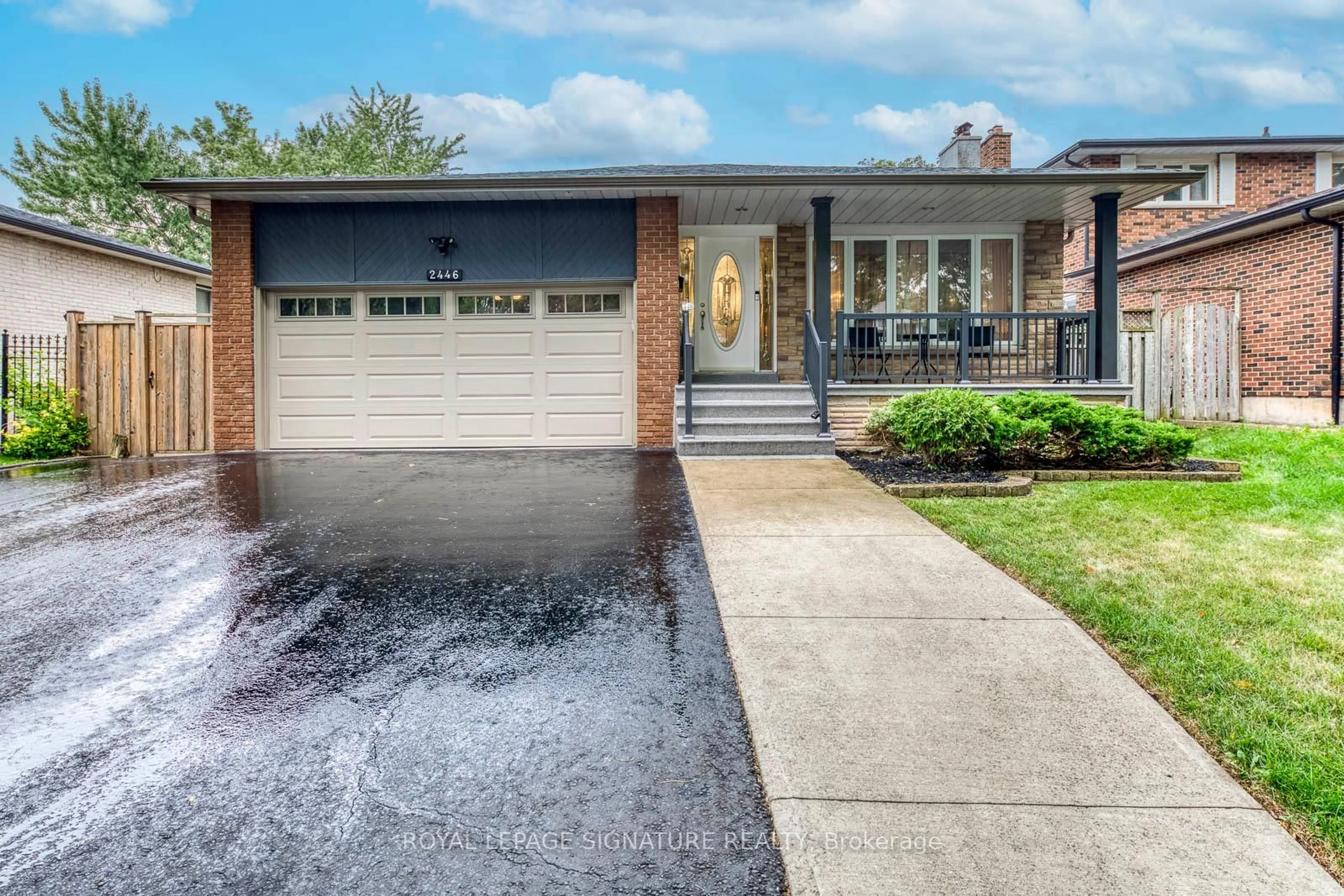 Home with brick exterior material, street for 2446 Poplar Cres, Mississauga Ontario L5J 4H3