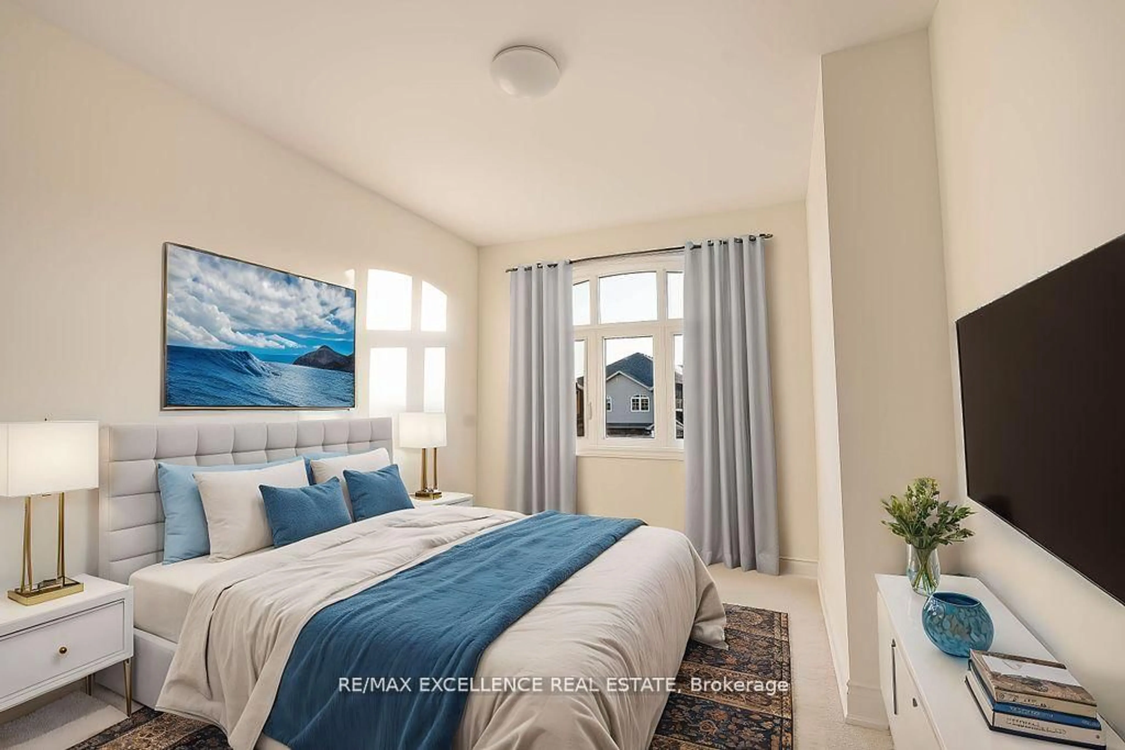 Bedroom with bed, unknown for 72 Allness Rd, Brampton Ontario L7A 3N7