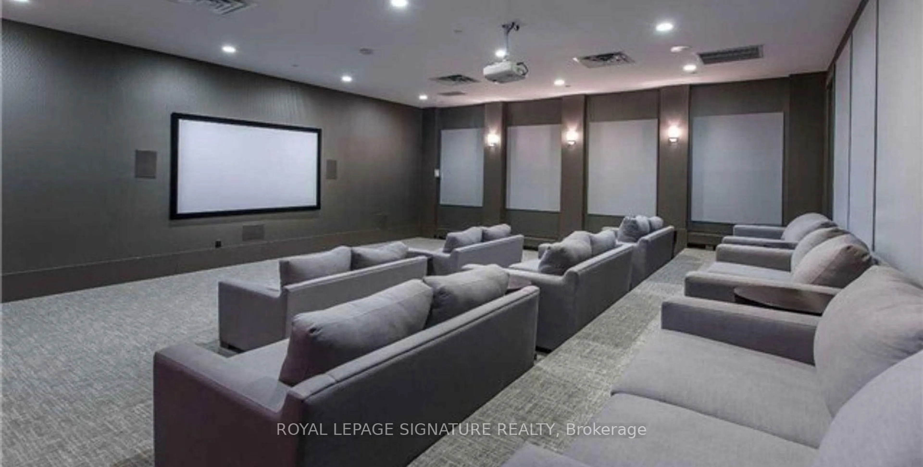 Home theater for 2200 Lakeshore Blvd #802, Toronto Ontario M8V 1A2