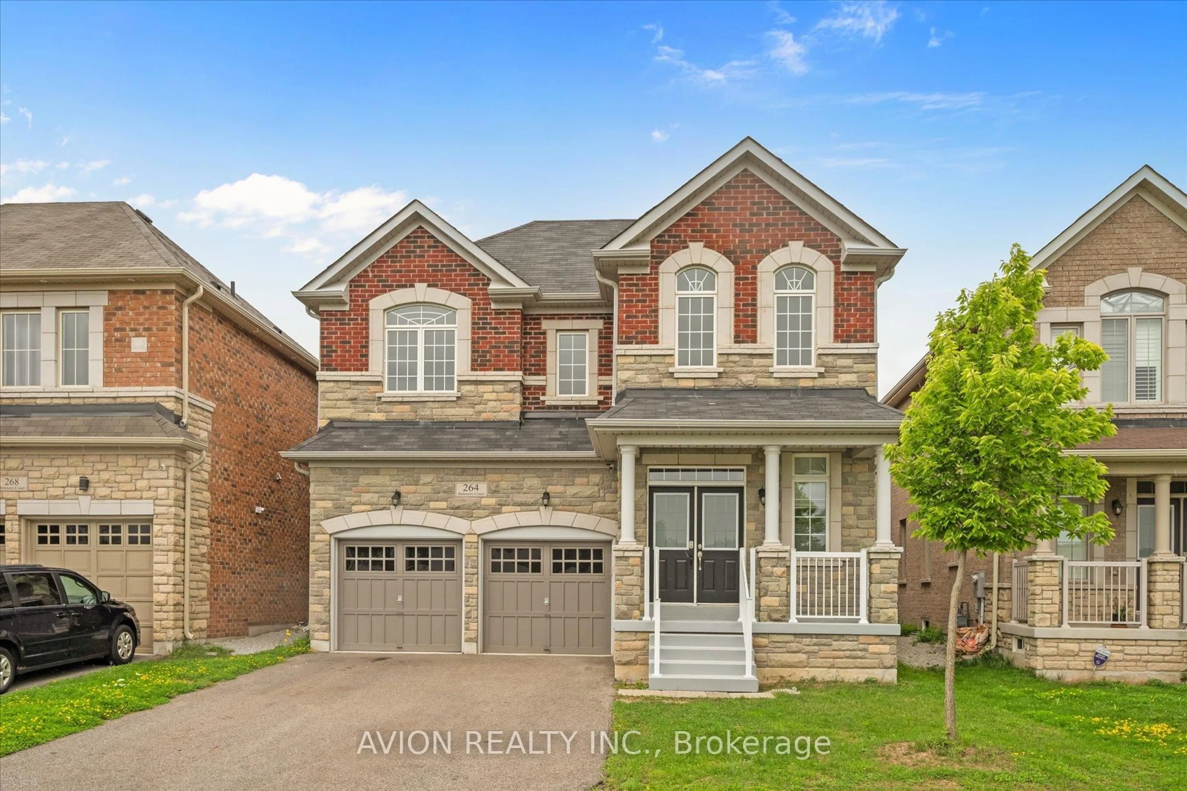 Home with brick exterior material, street for 264 Belmore Crt, Milton Ontario L9E 1H4