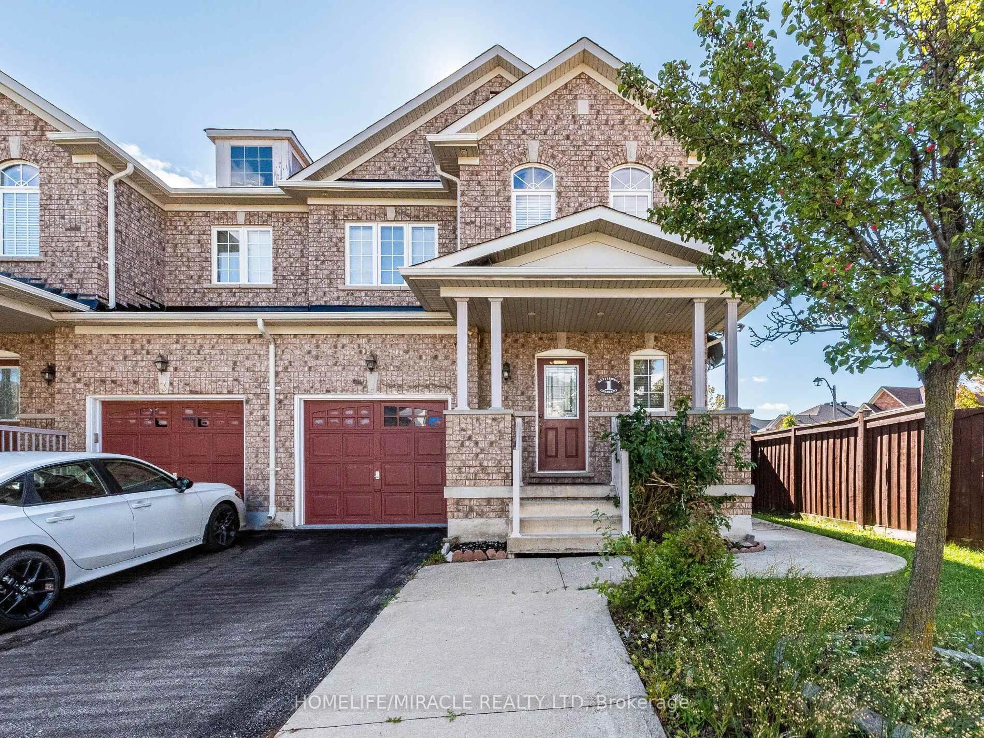 Home with brick exterior material, street for 1 Kettlewell Cres, Brampton Ontario L6R 0T3