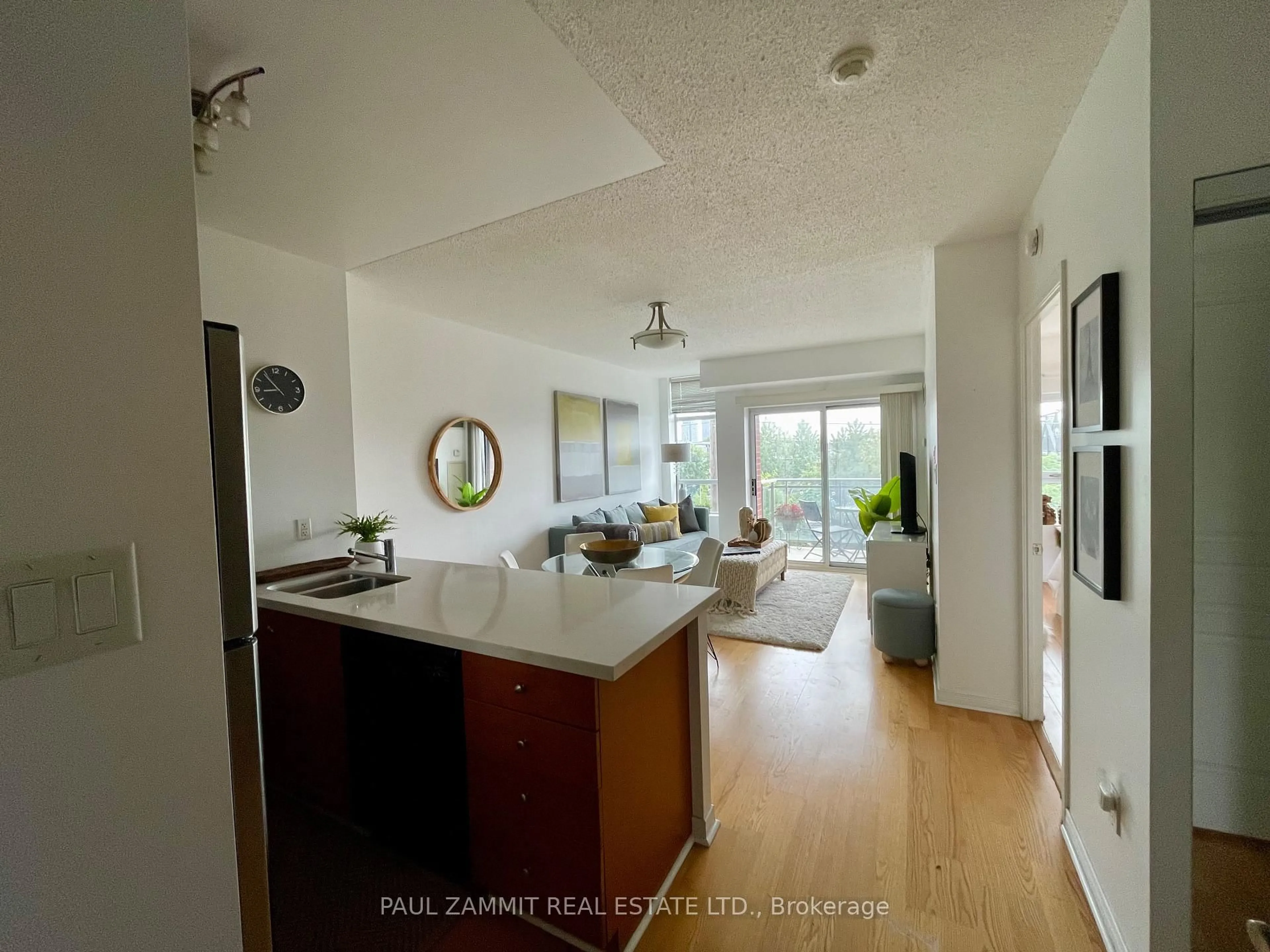 Open concept kitchen, unknown for 2495 Dundas St #409, Toronto Ontario M6P 1X4