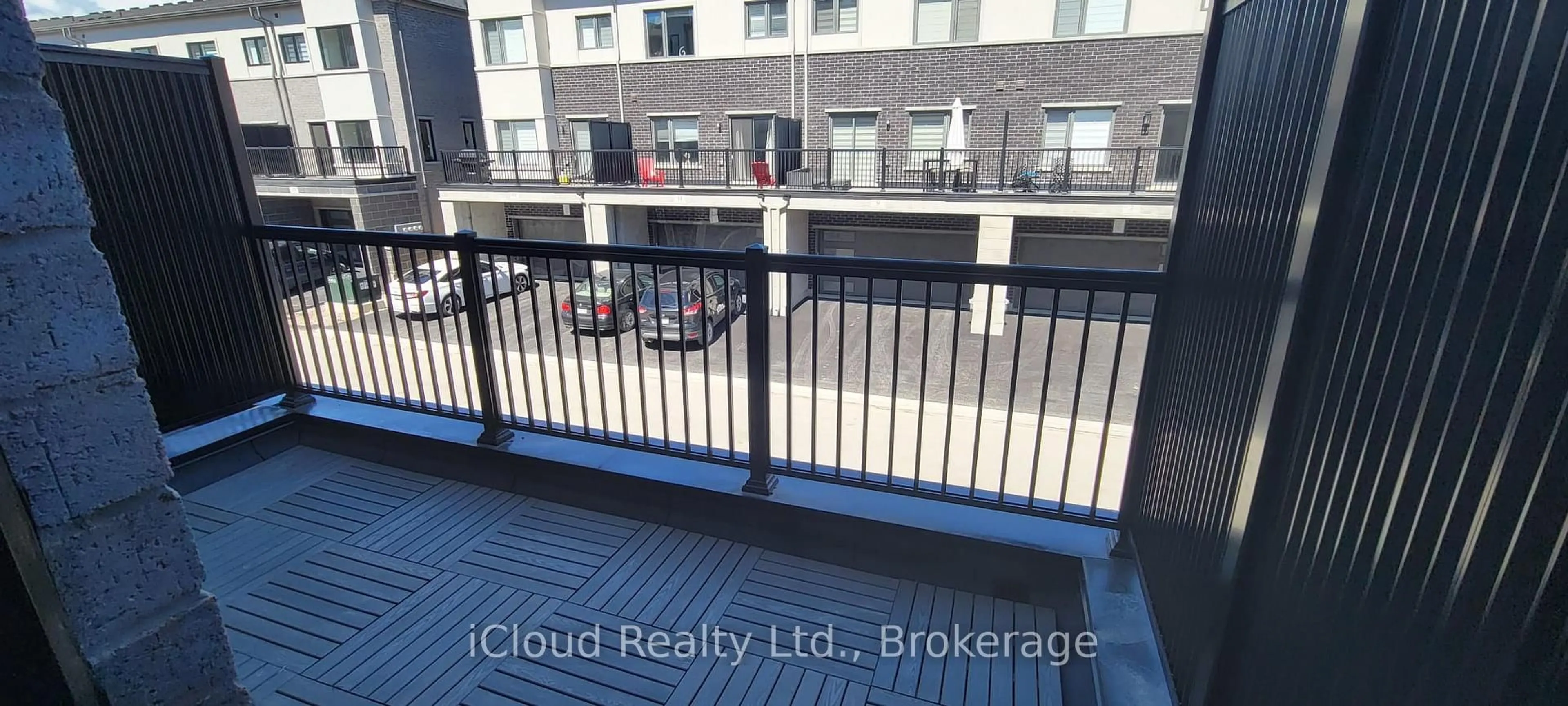 Balcony in the apartment, city buildings view from balcony for 8 Lambert Lane, Caledon Ontario L7E 4M5