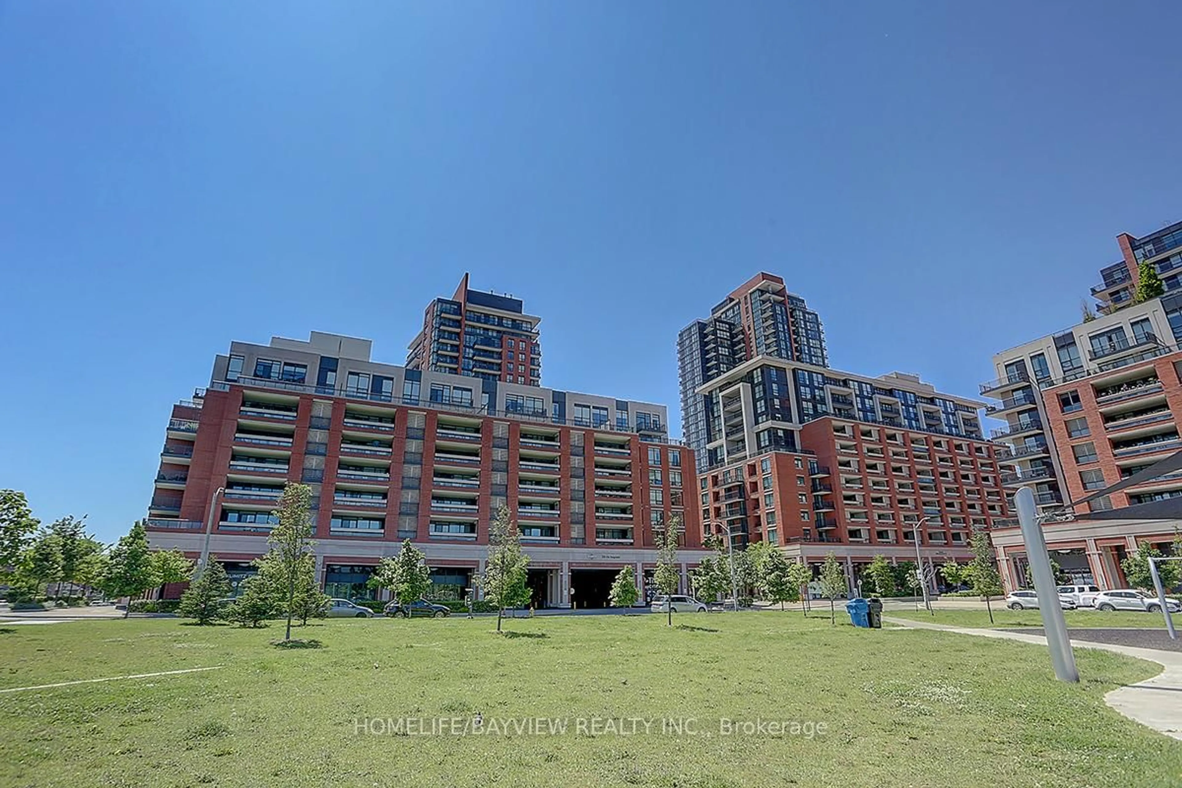A pic from outside/outdoor area/front of a property/back of a property/a pic from drone, city buildings view from balcony for 800 Lawrence Ave #1723, Toronto Ontario M6A 0B1