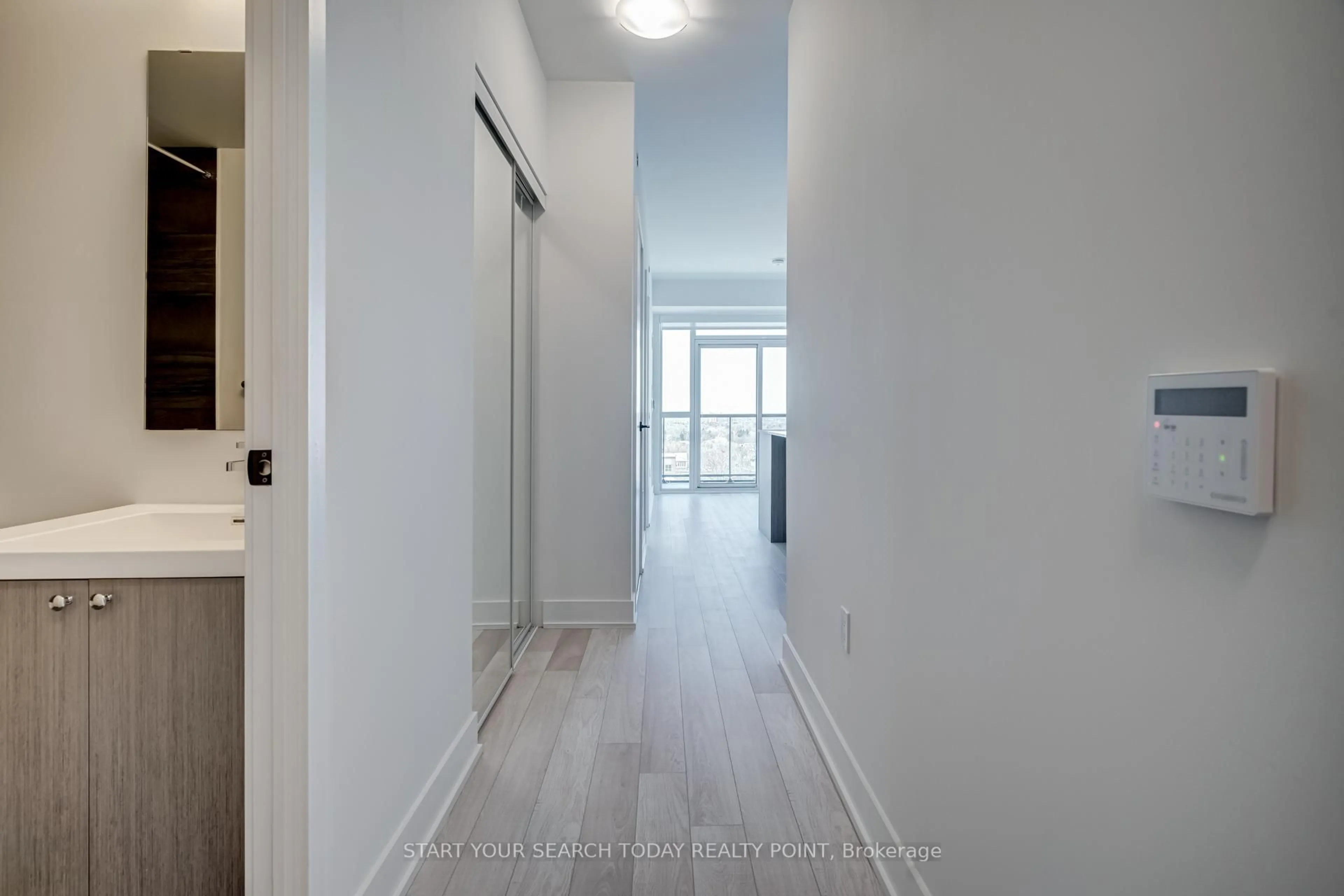 Indoor entryway for 50 George Butchart Dr #502, Toronto Ontario M3M 2H3