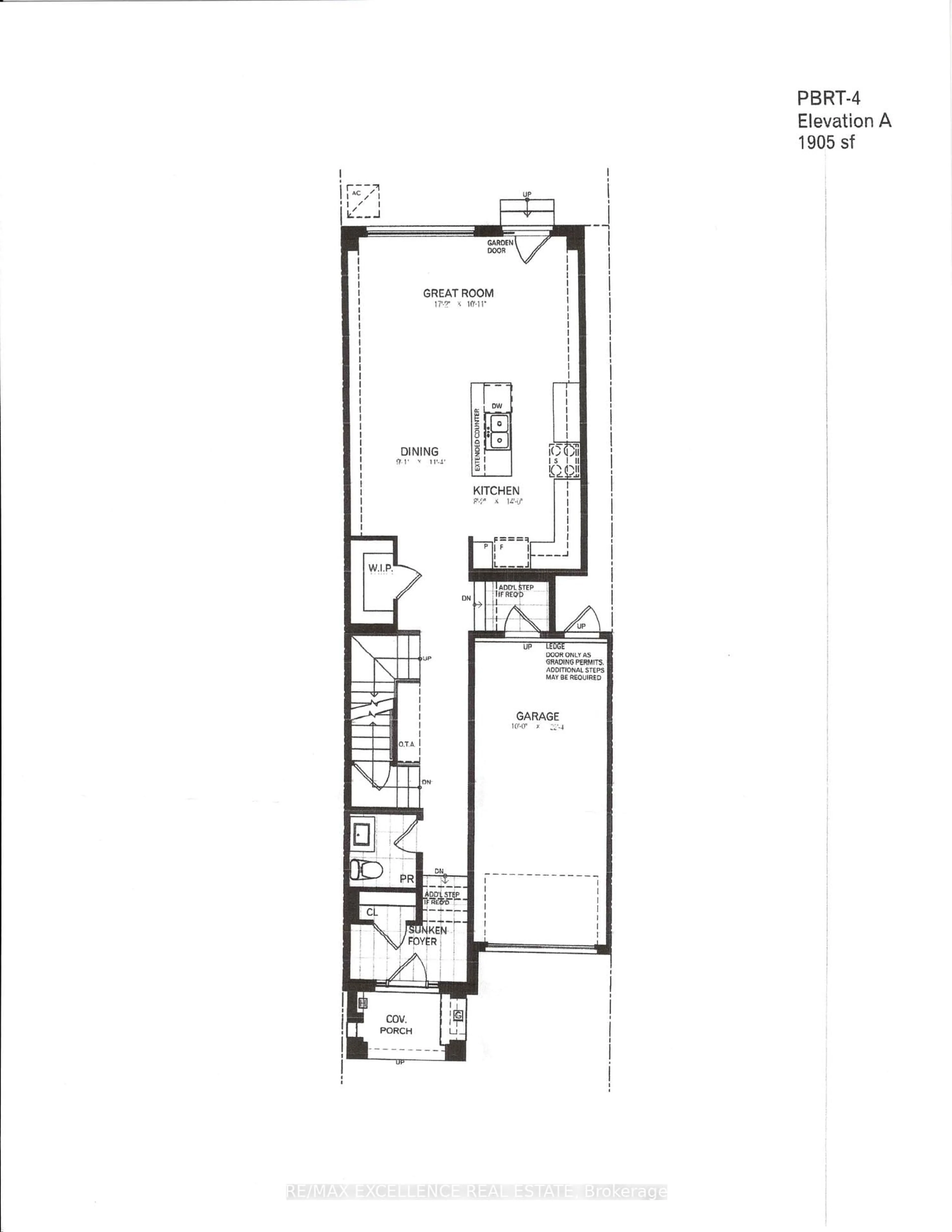 Floor plan for 102 Bermondsey Way, Brampton Ontario L6Y 6K9