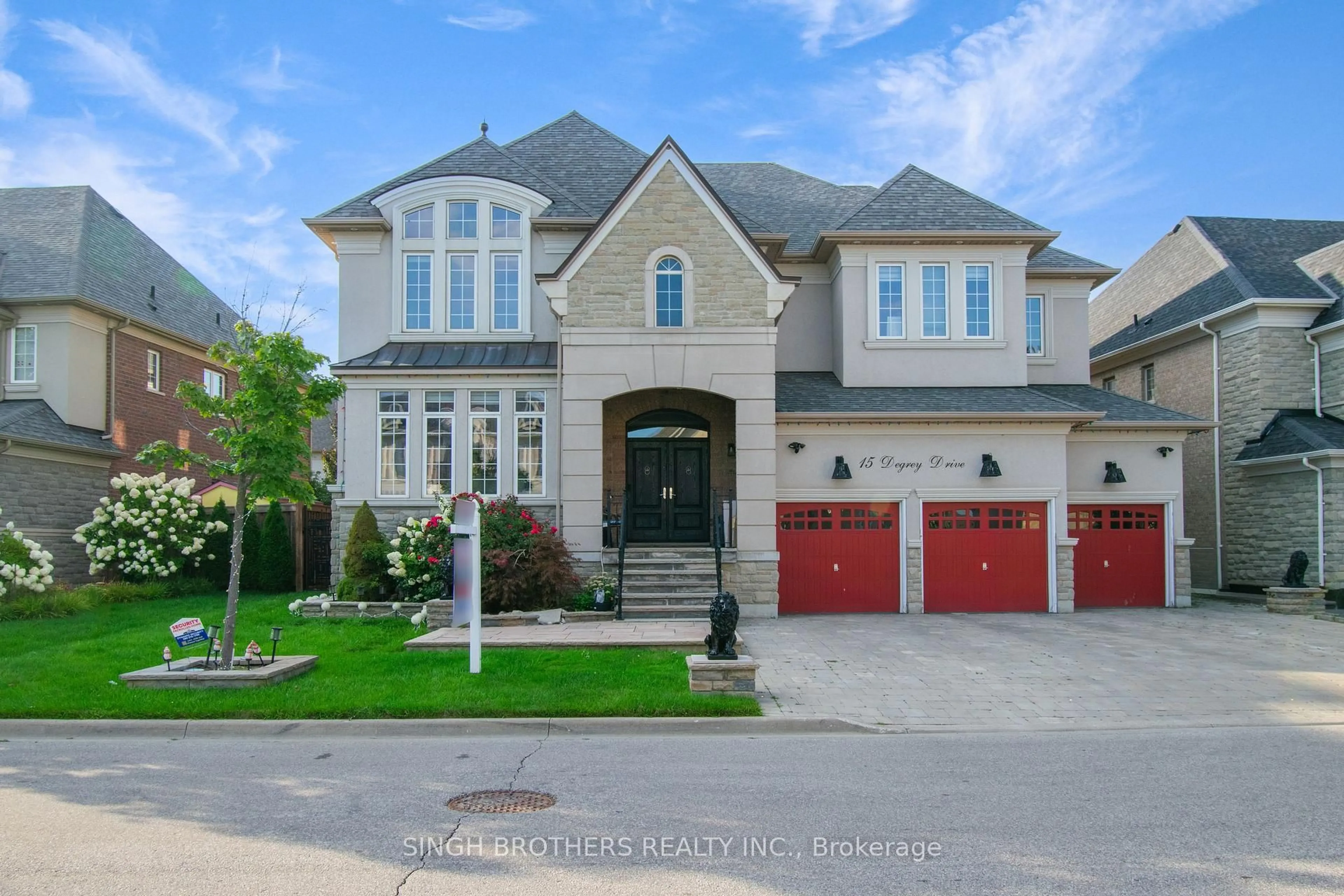 Home with brick exterior material, street for 15 Degrey Dr, Brampton Ontario L6P 3T6
