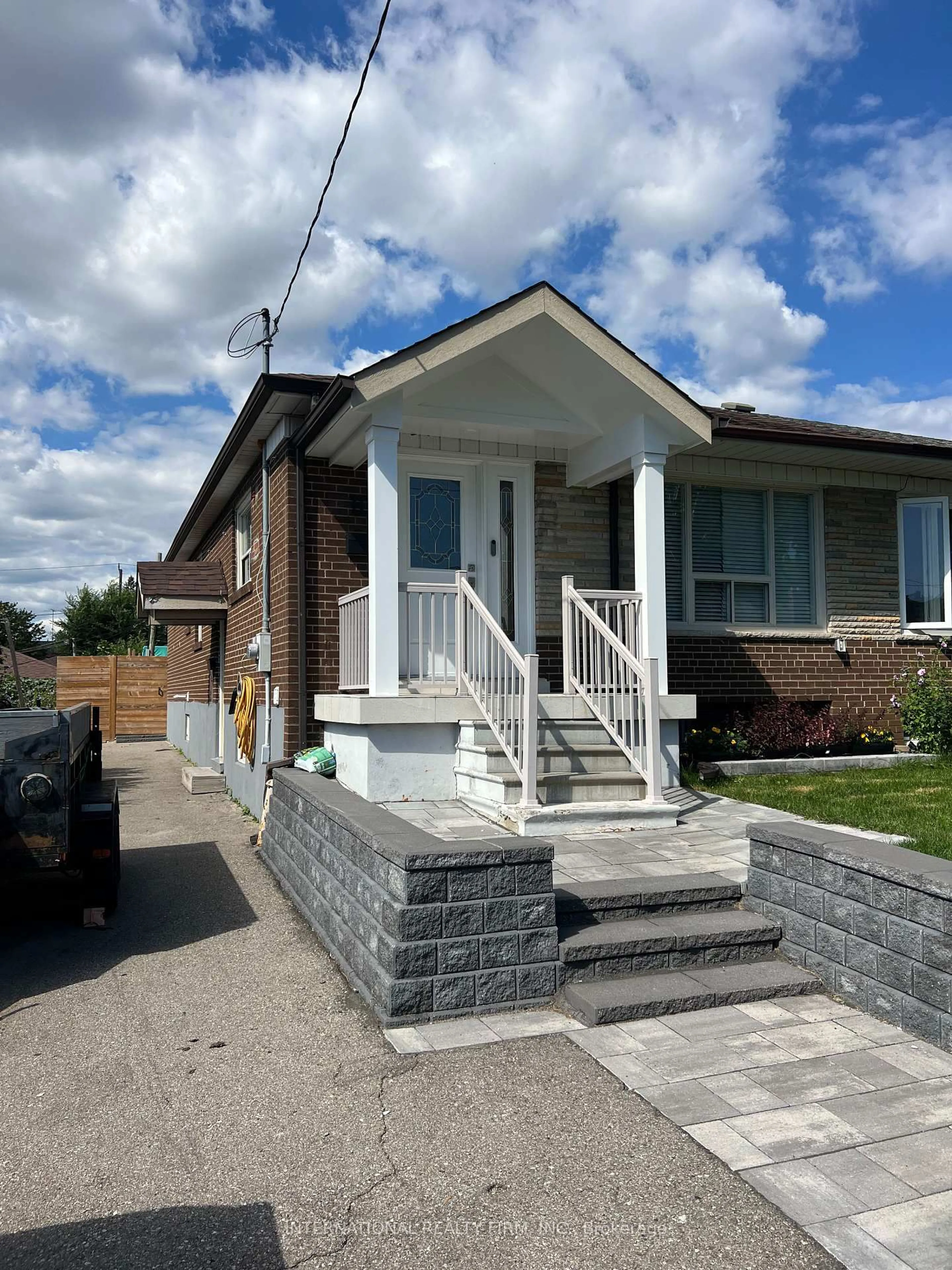 Home with brick exterior material, street for 10 Rambler Pl, Toronto Ontario M3L 1N7