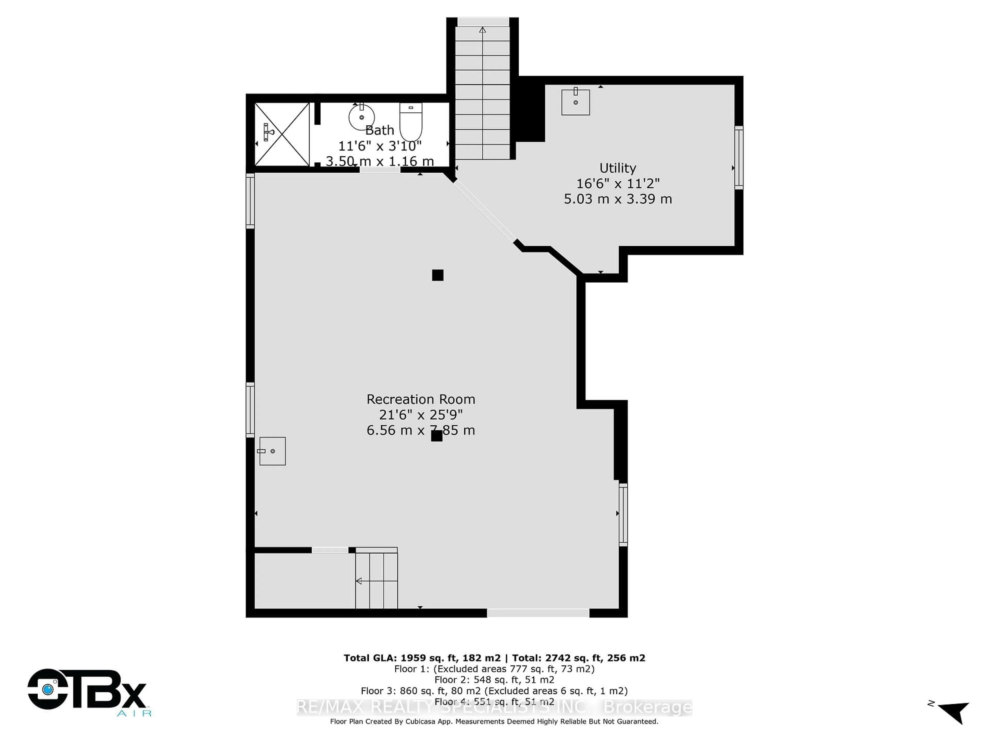 Floor plan for 137 Milton St, Toronto Ontario M8Y 2Y4