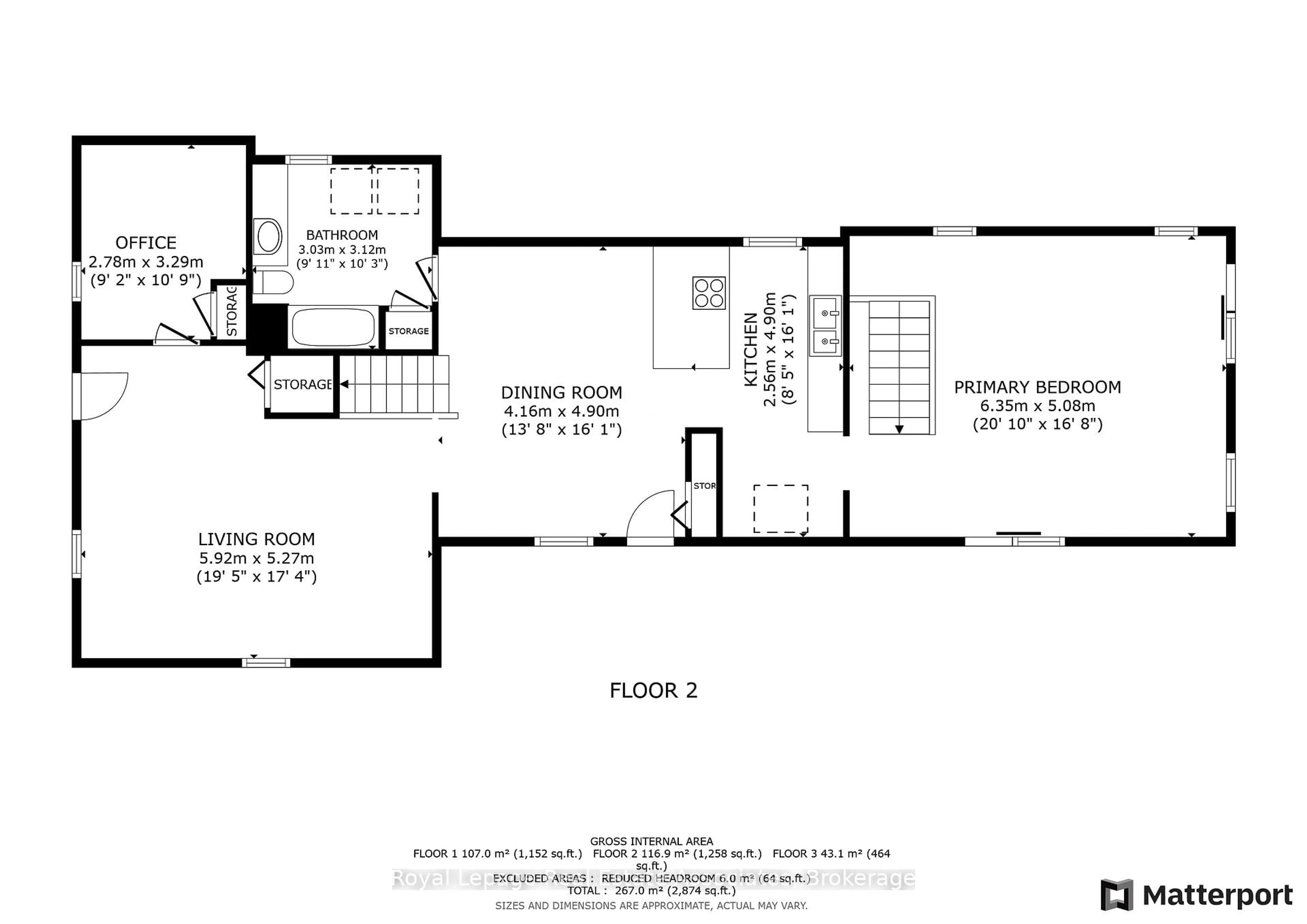 Floor plan for 79 Tremaine Rd, Milton Ontario L9T 2W8