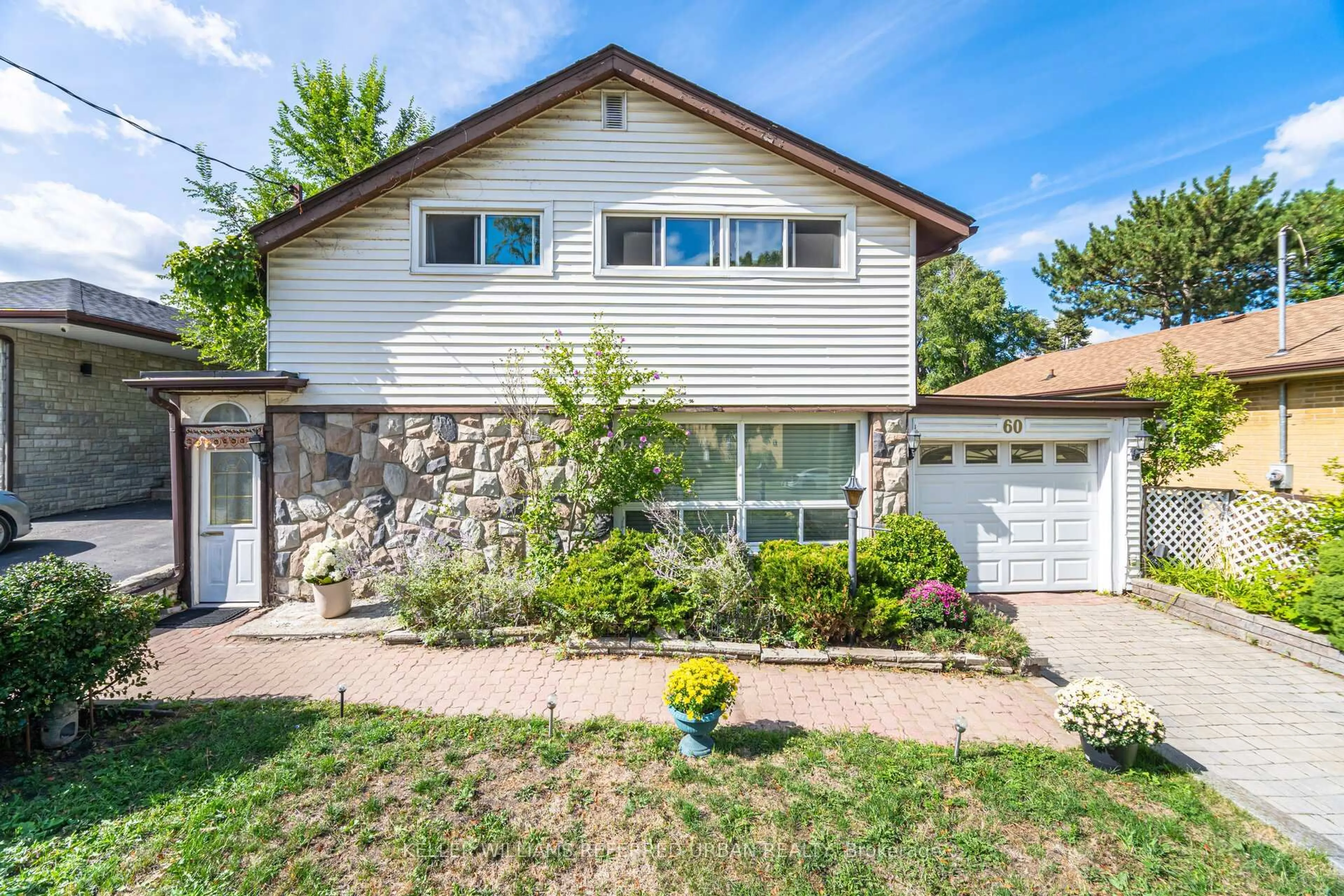 Home with vinyl exterior material, street for 60 Hinton Rd, Toronto Ontario M9W 2V5