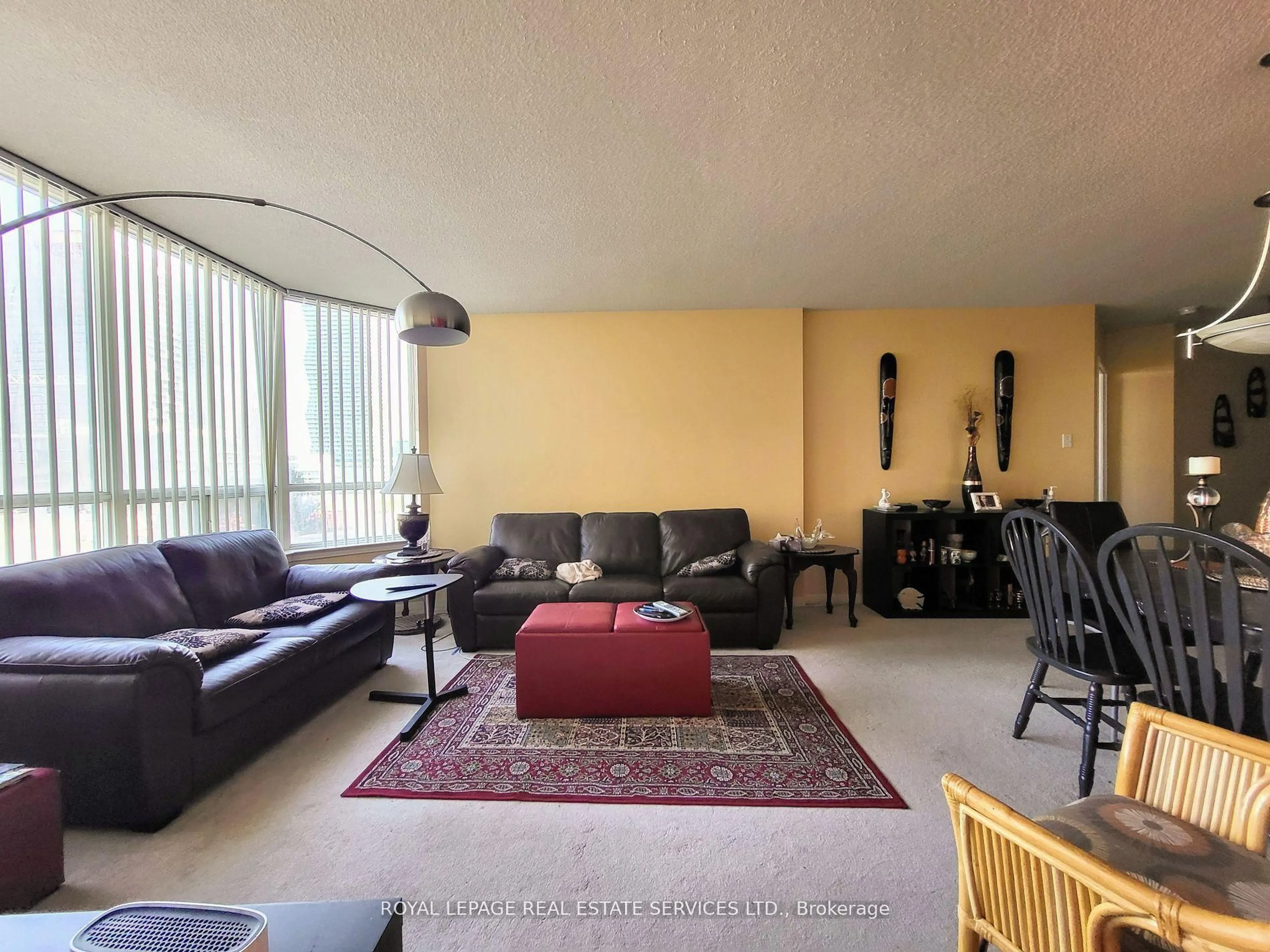 Living room with furniture, unknown for 550 Webb Dr #510, Mississauga Ontario L5B 3Y4