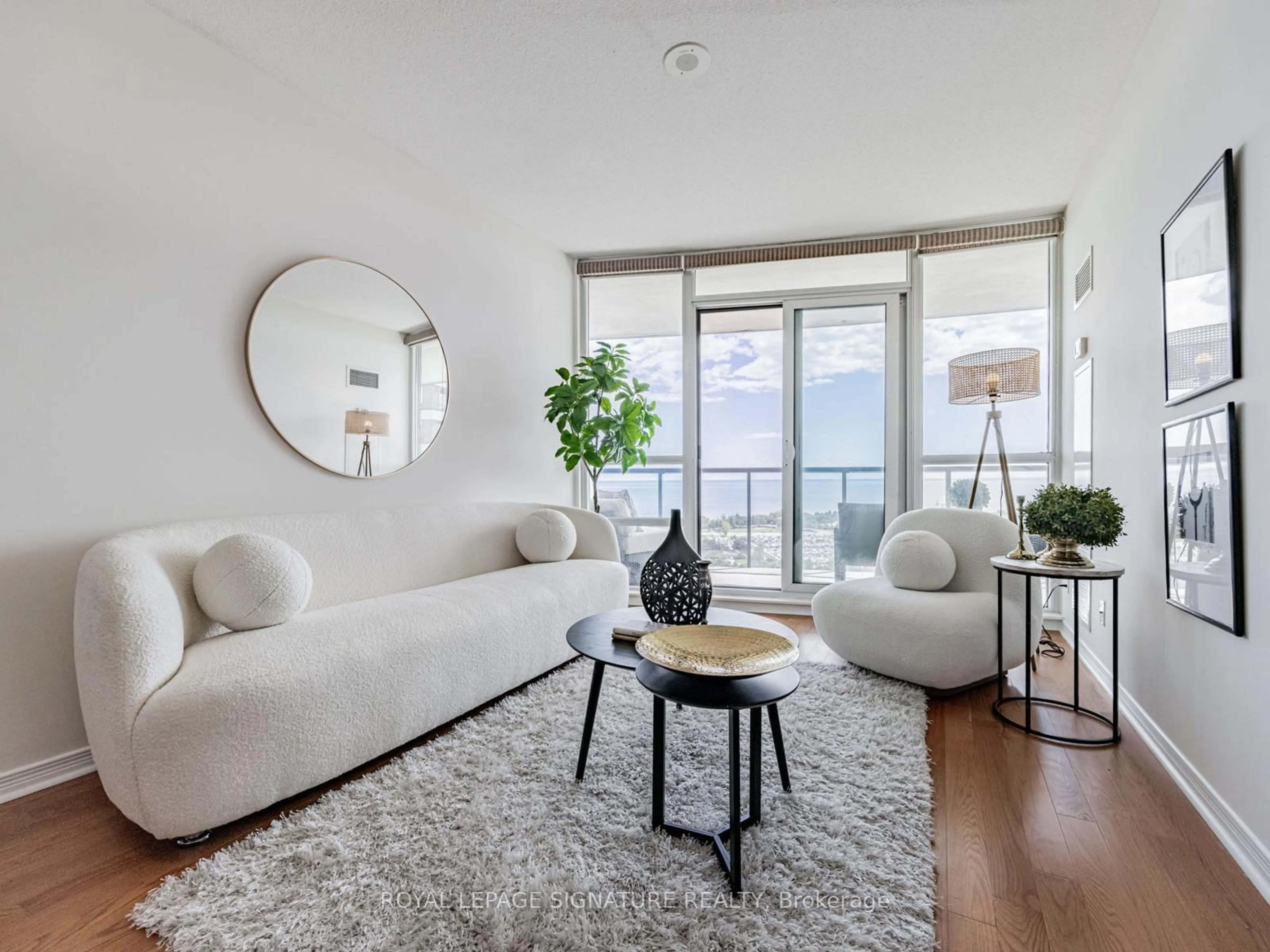 Living room with furniture, unknown for 2230 Lake Shore Blvd #2101, Toronto Ontario M8V 0B2