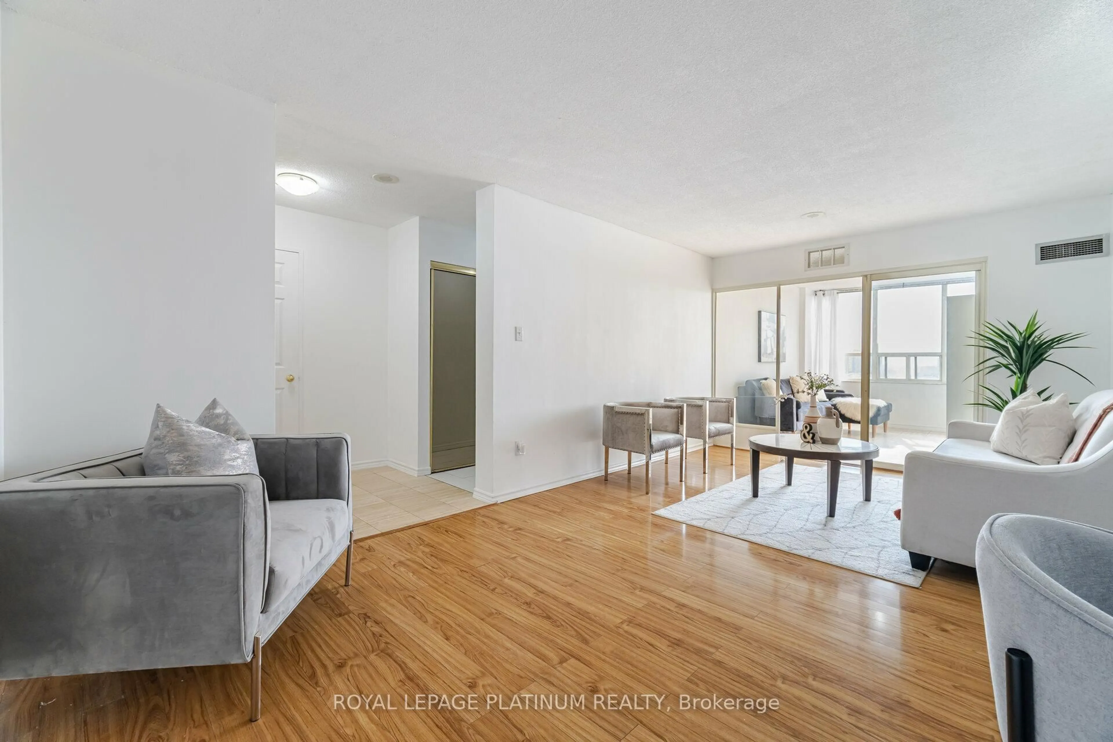 Living room with furniture, unknown for 30 Malta Ave #1005, Brampton Ontario L6Y 4S5
