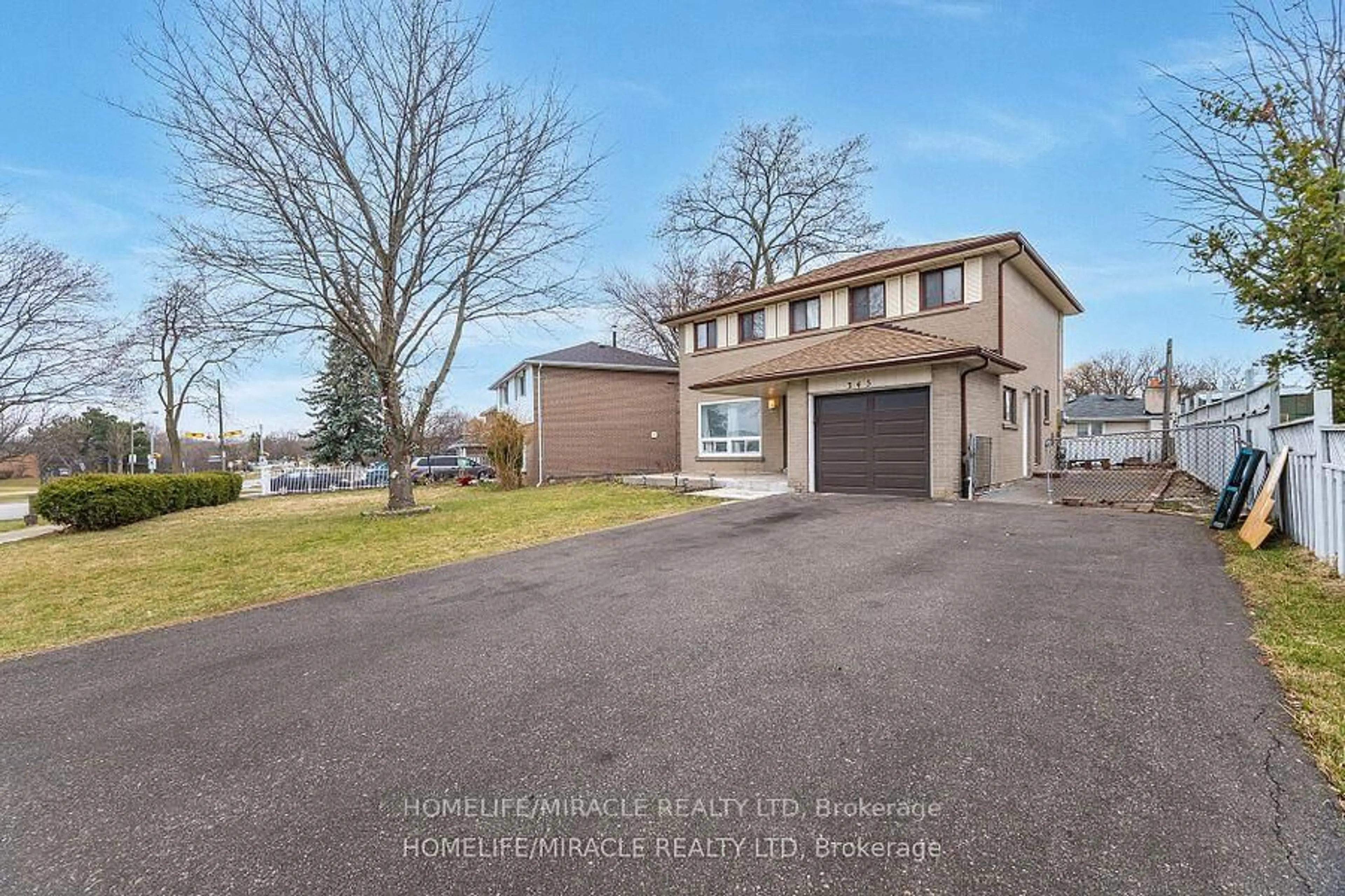 A pic from outside/outdoor area/front of a property/back of a property/a pic from drone, street for 345 Silverstone Dr, Toronto Ontario M9V 3J8