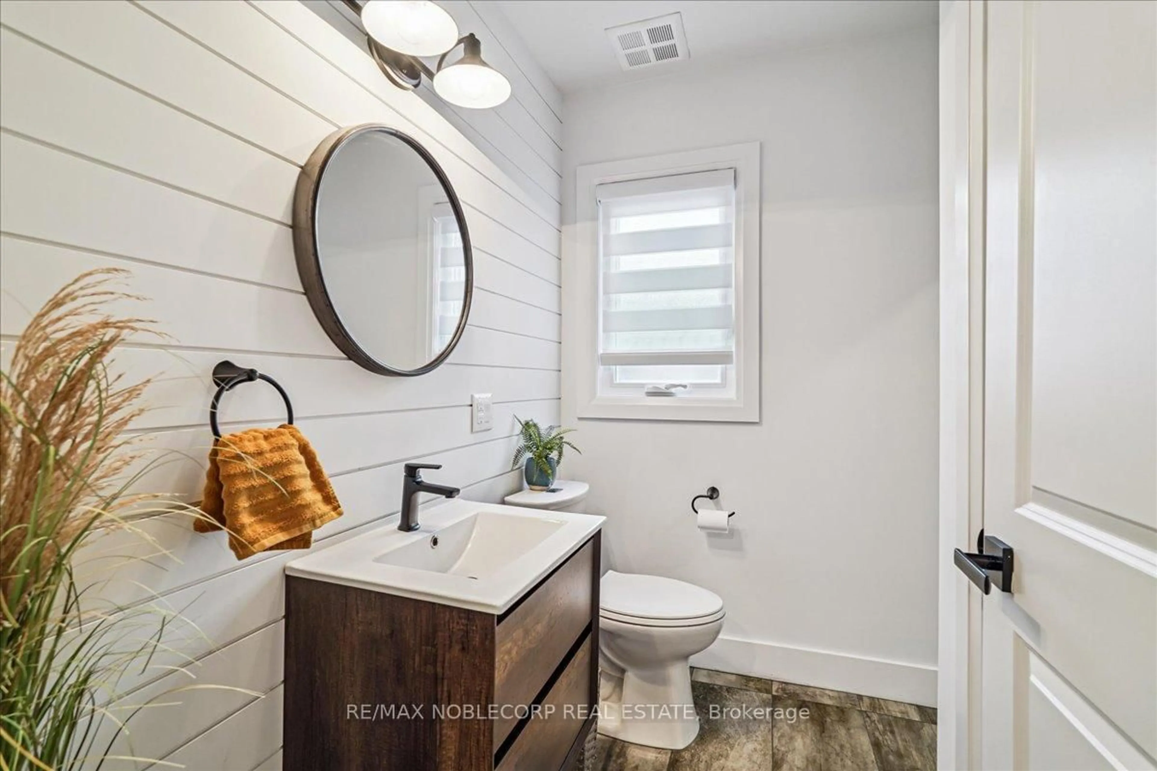 Contemporary bathroom, ceramic/tile floor for 65 Exbury Rd, Toronto Ontario M3M 1P9