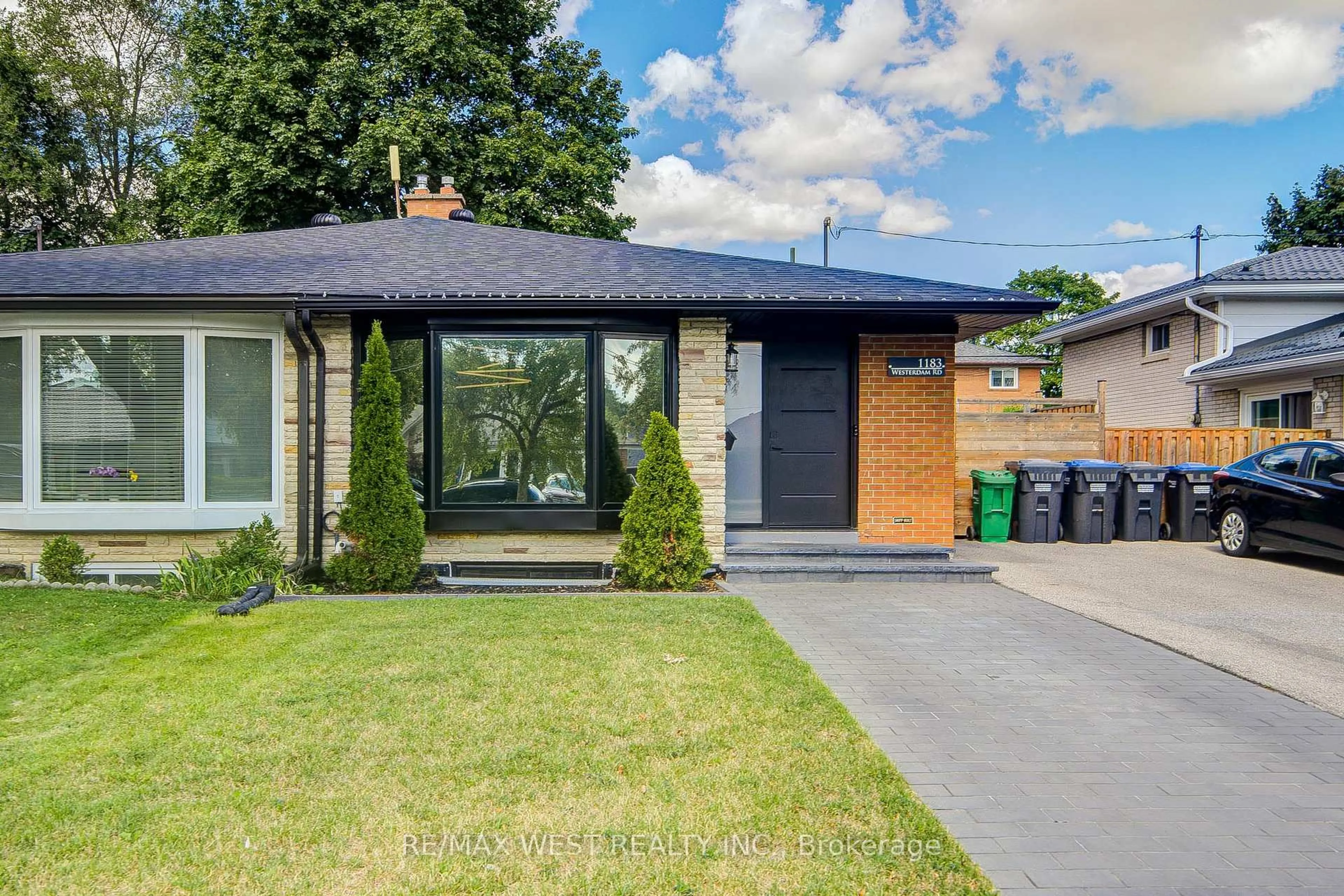 Home with brick exterior material, street for 1183 Westerdam Rd, Mississauga Ontario L4Y 2H3
