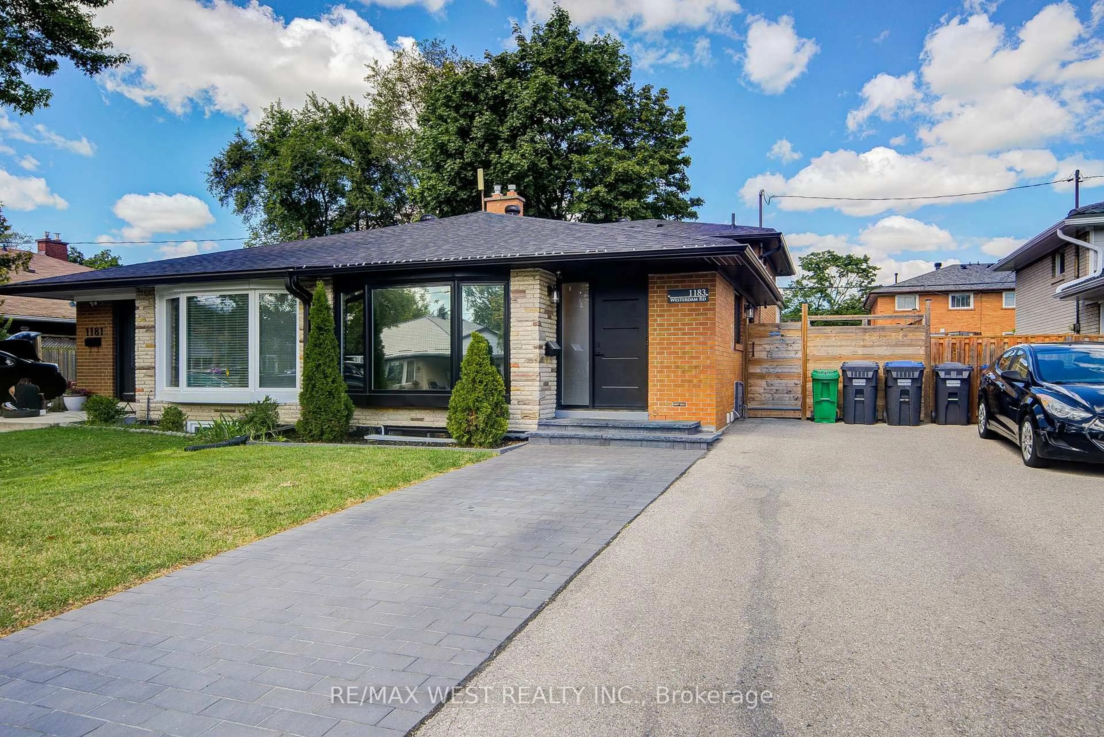 Home with brick exterior material, street for 1183 Westerdam Rd, Mississauga Ontario L4Y 2H3