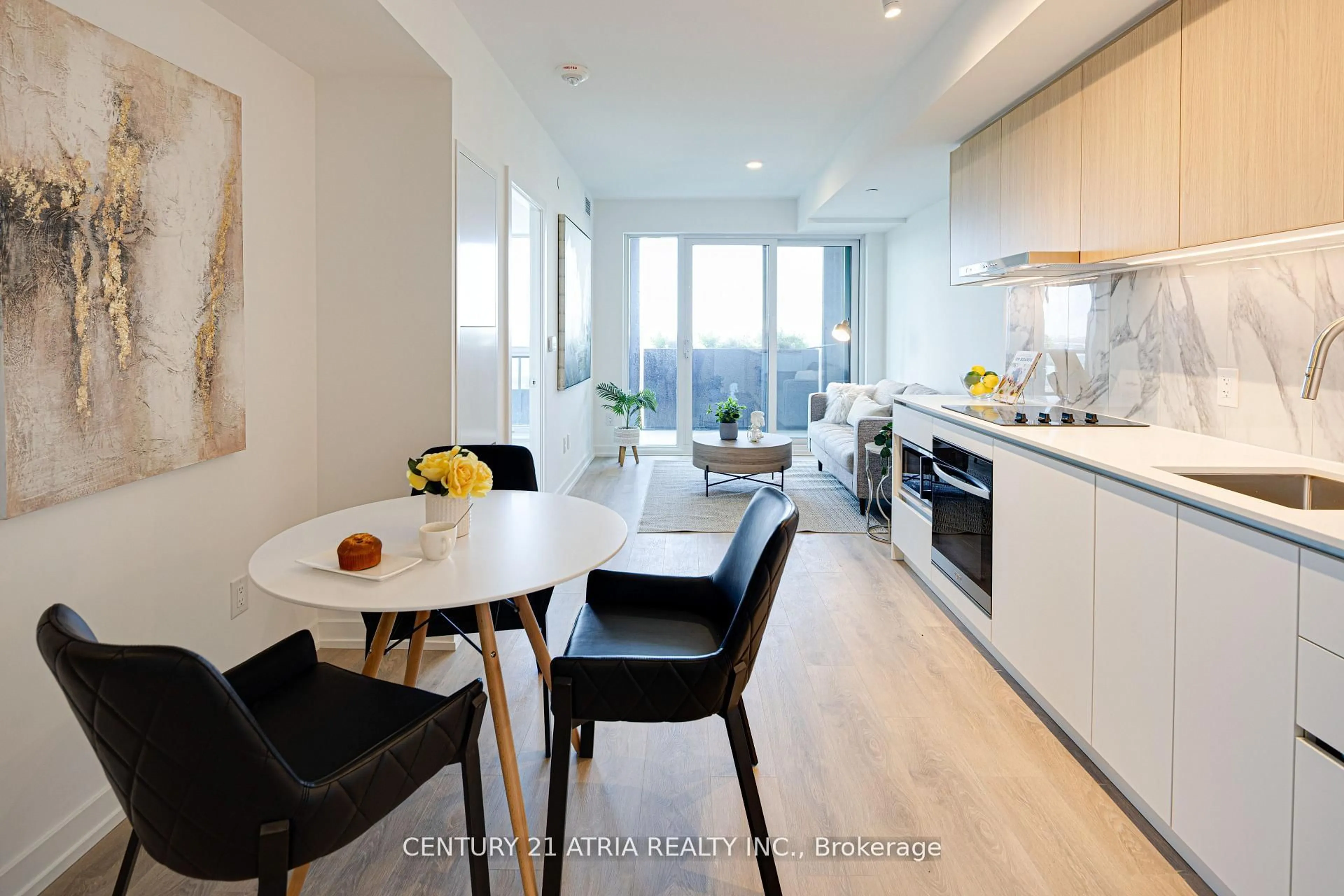 Contemporary kitchen, unknown for 1100 Sheppard Ave #822, Toronto Ontario M3K 0E4
