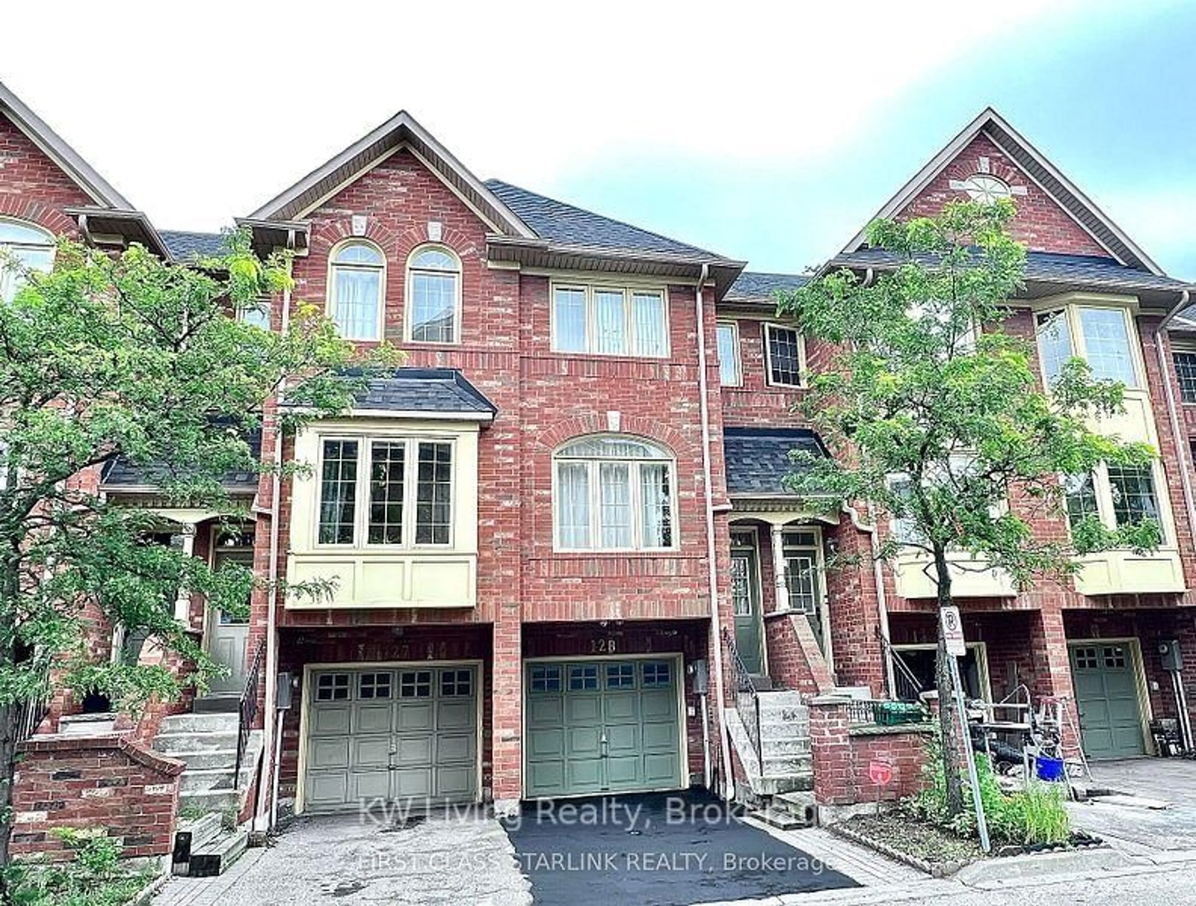Home with brick exterior material, street for 1168 Arena Rd #128, Mississauga Ontario L4Y 4K7