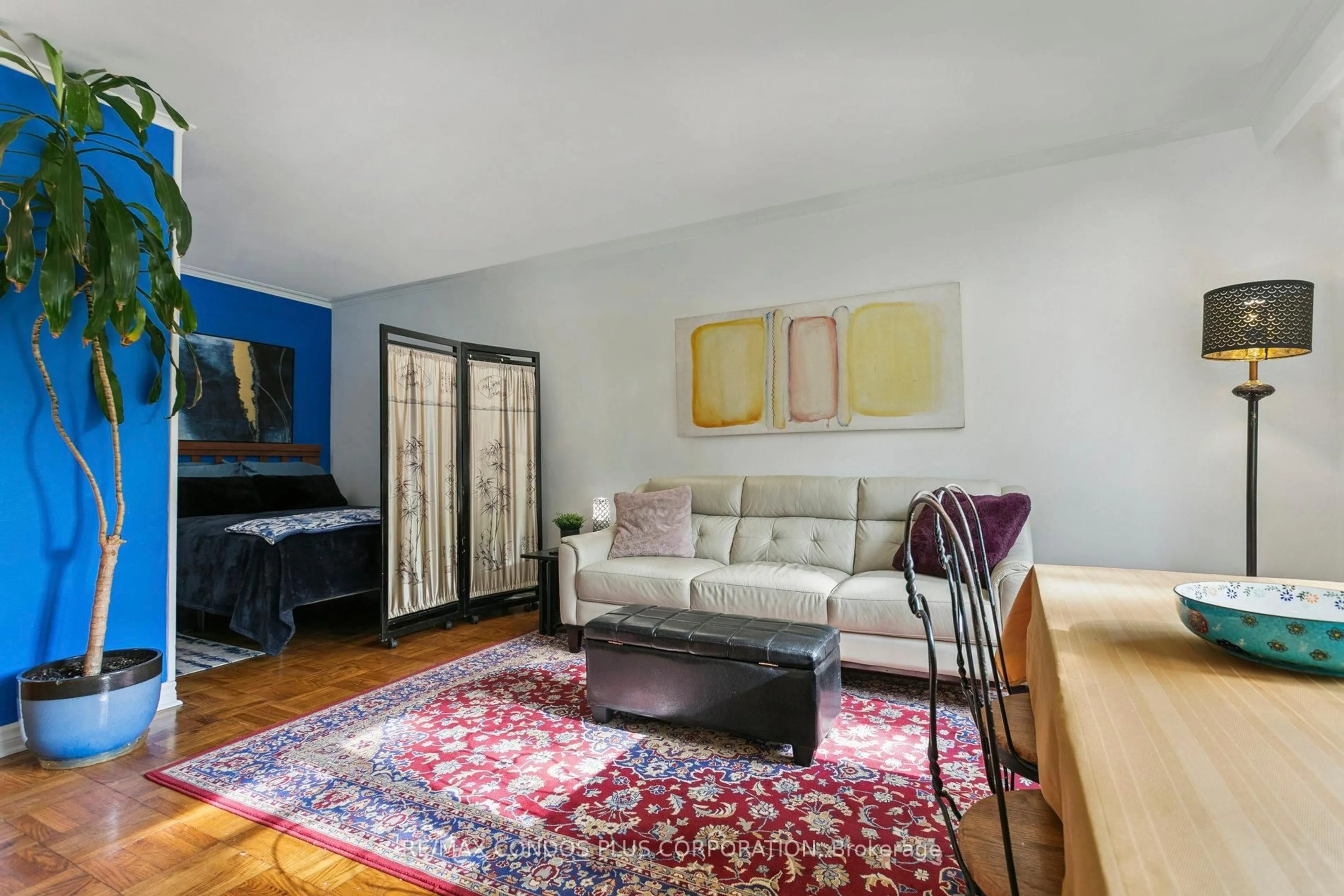 Living room with furniture, unknown for 185 Stephen Dr #101, Toronto Ontario M8Y 3N5