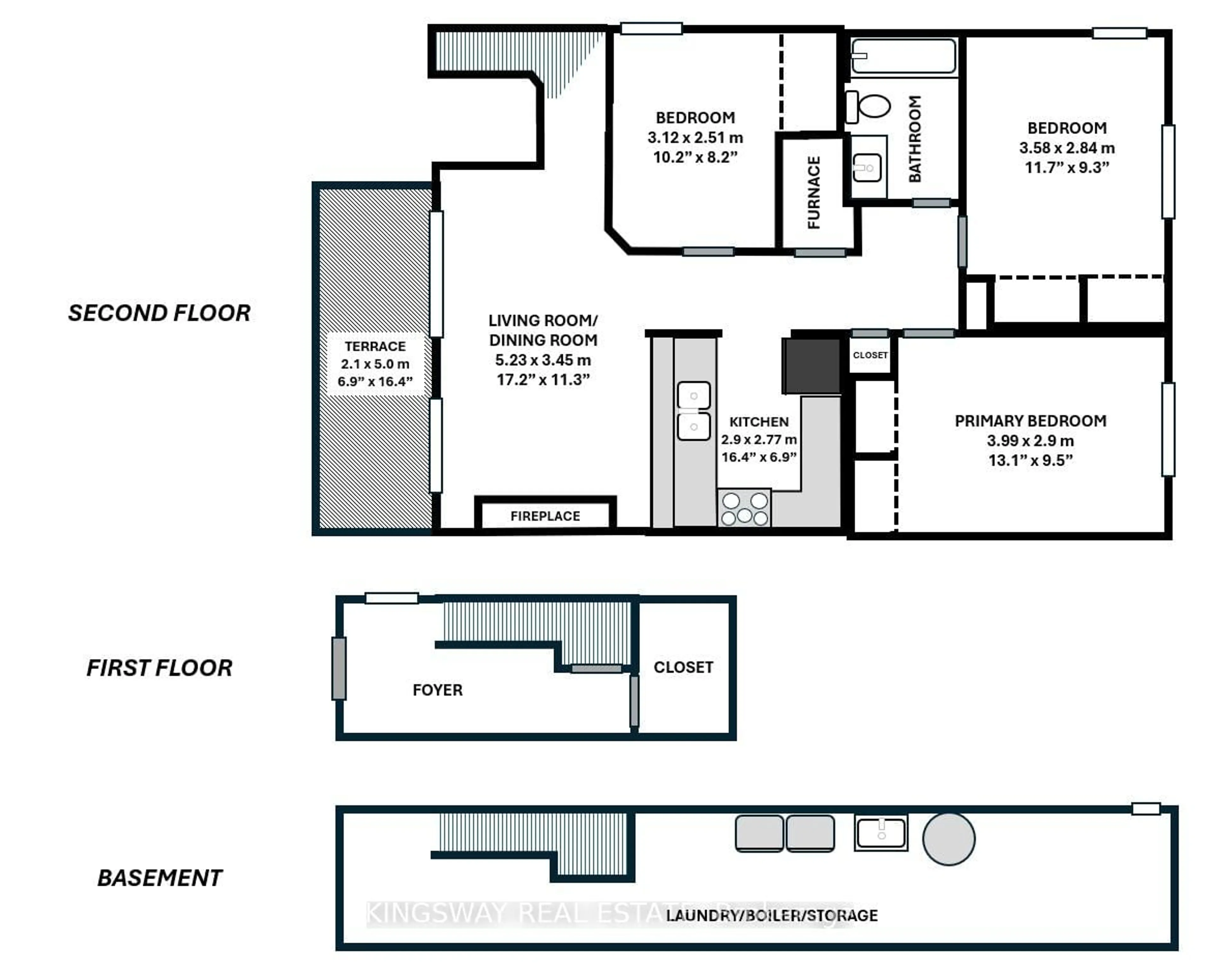Floor plan for 99 Bristol Rd #173, Mississauga Ontario L4Z 3P4