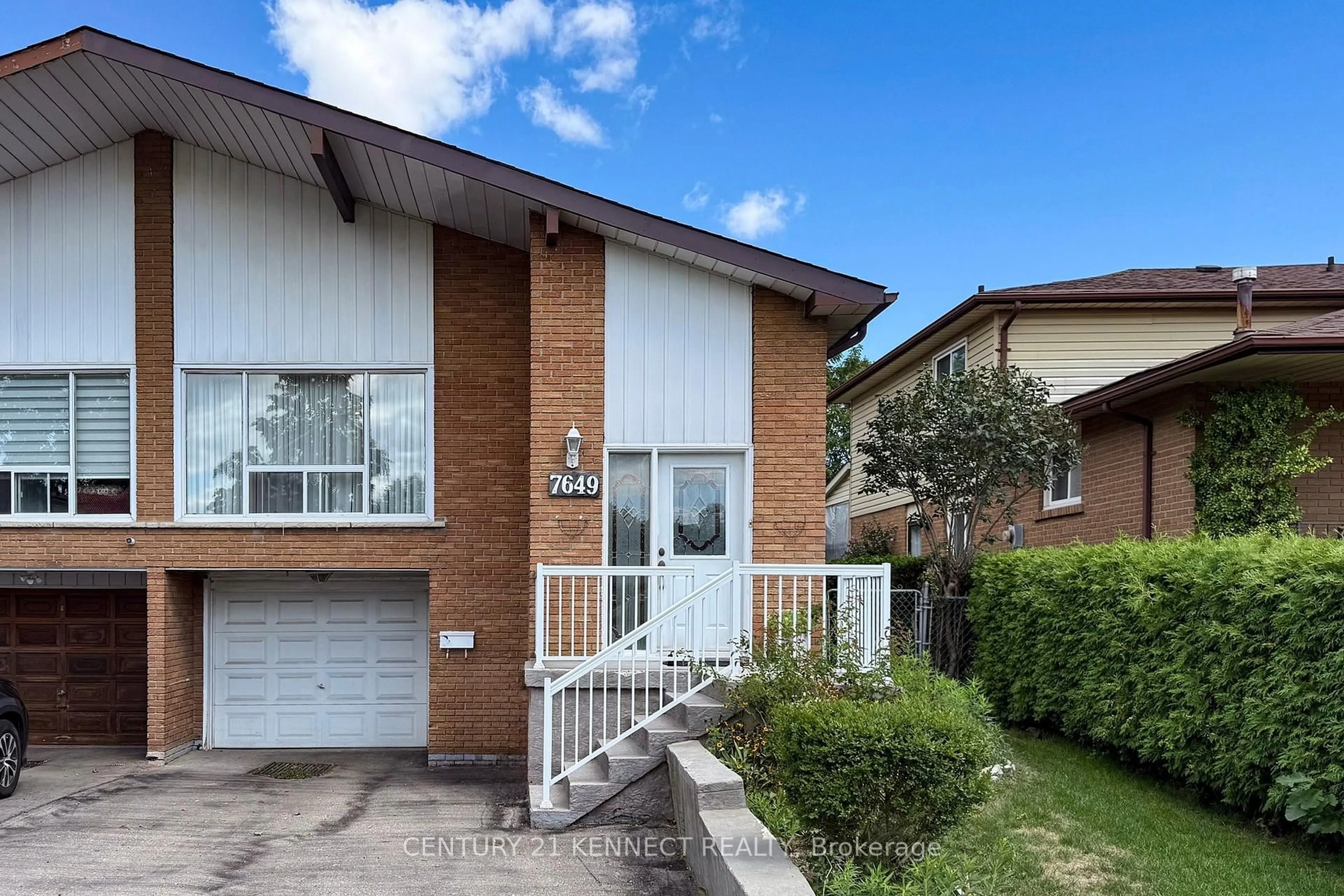 Home with brick exterior material, street for 7649 Wildfern Dr, Mississauga Ontario L4T 3P7