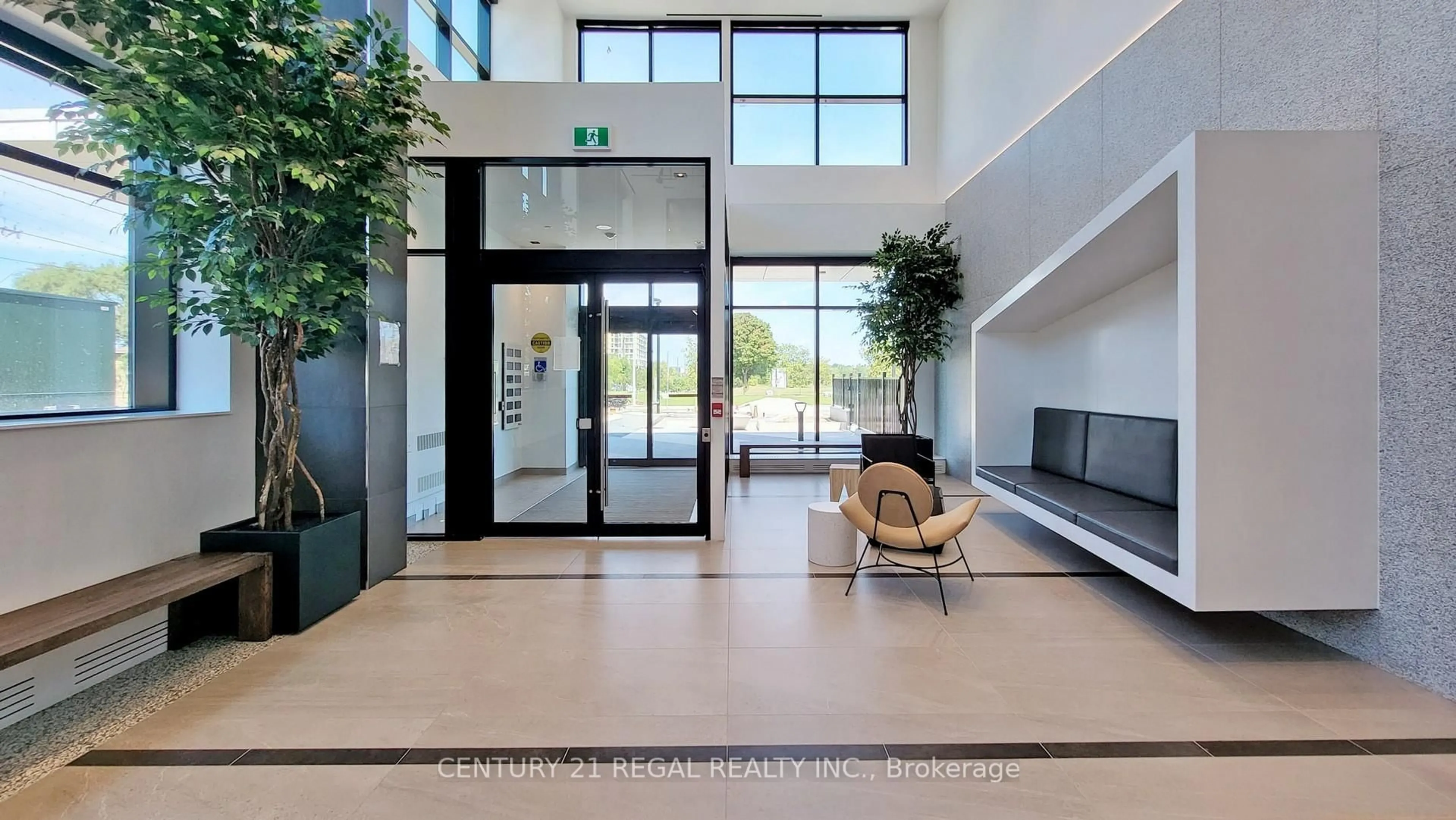 Indoor foyer for 50 George Butchart Dr #314, Toronto Ontario M3K 0C9