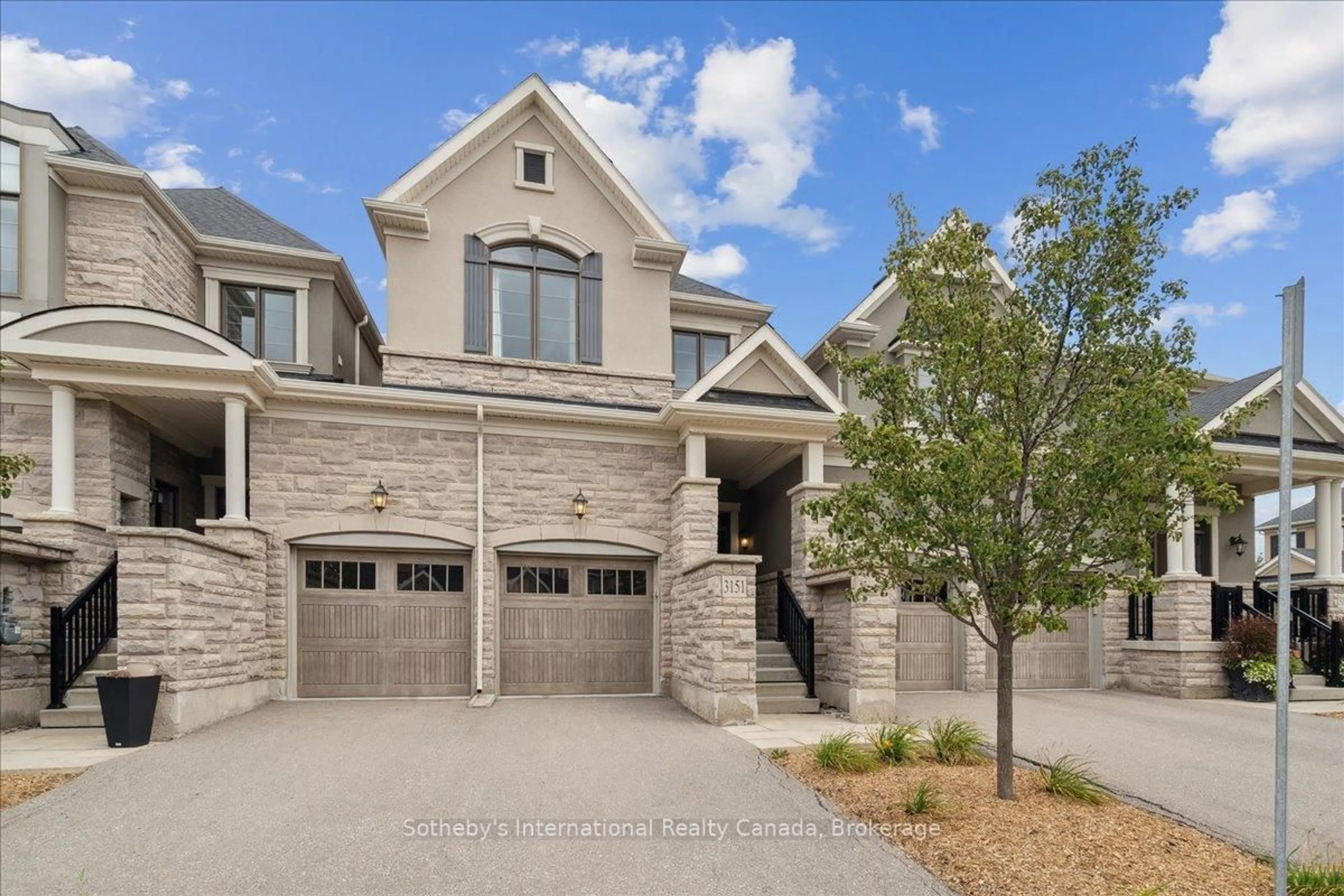 Home with brick exterior material, street for 3151 Riverpath Common, Oakville Ontario L6M 1P6
