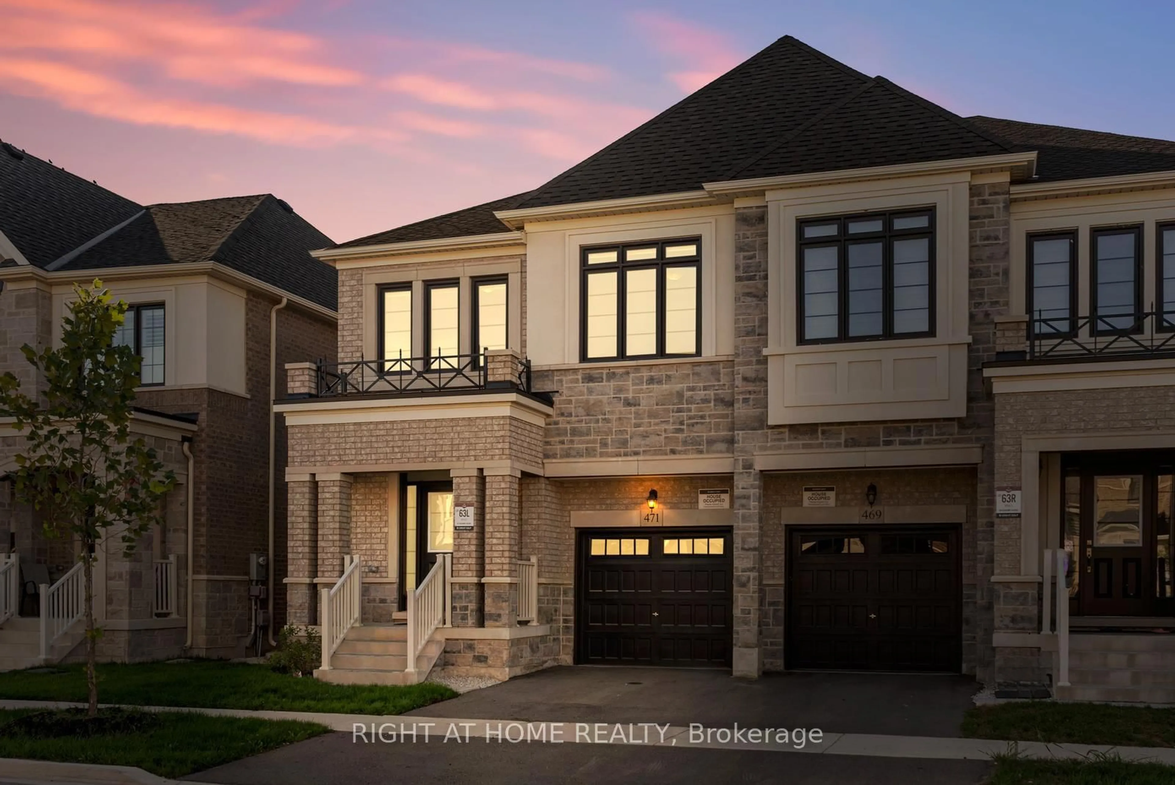 Home with brick exterior material, street for 471 Bergamot Ave, Milton Ontario L9E 1T9