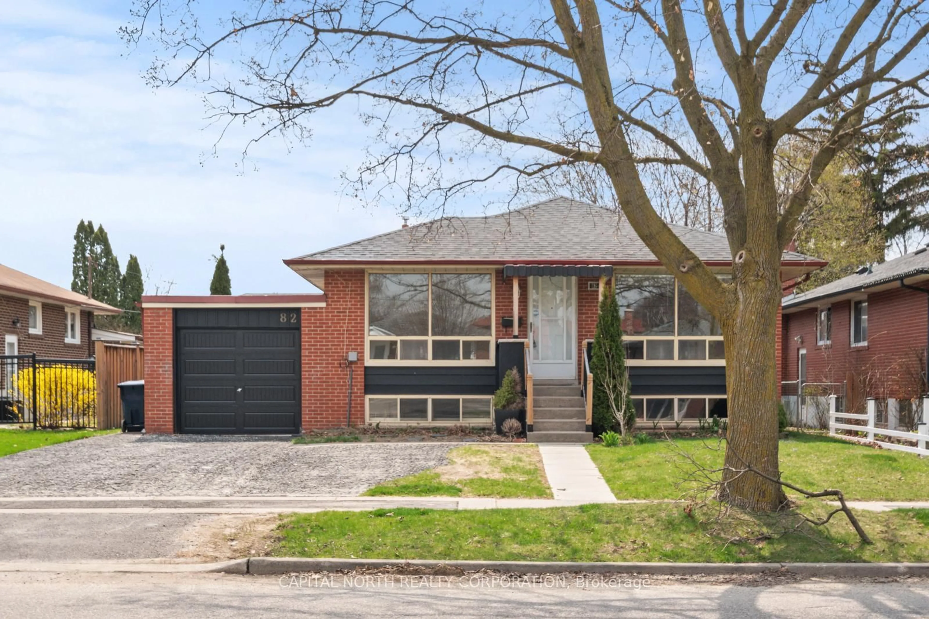 Home with brick exterior material, street for 82 Celestine Dr, Toronto Ontario M9R 3N4