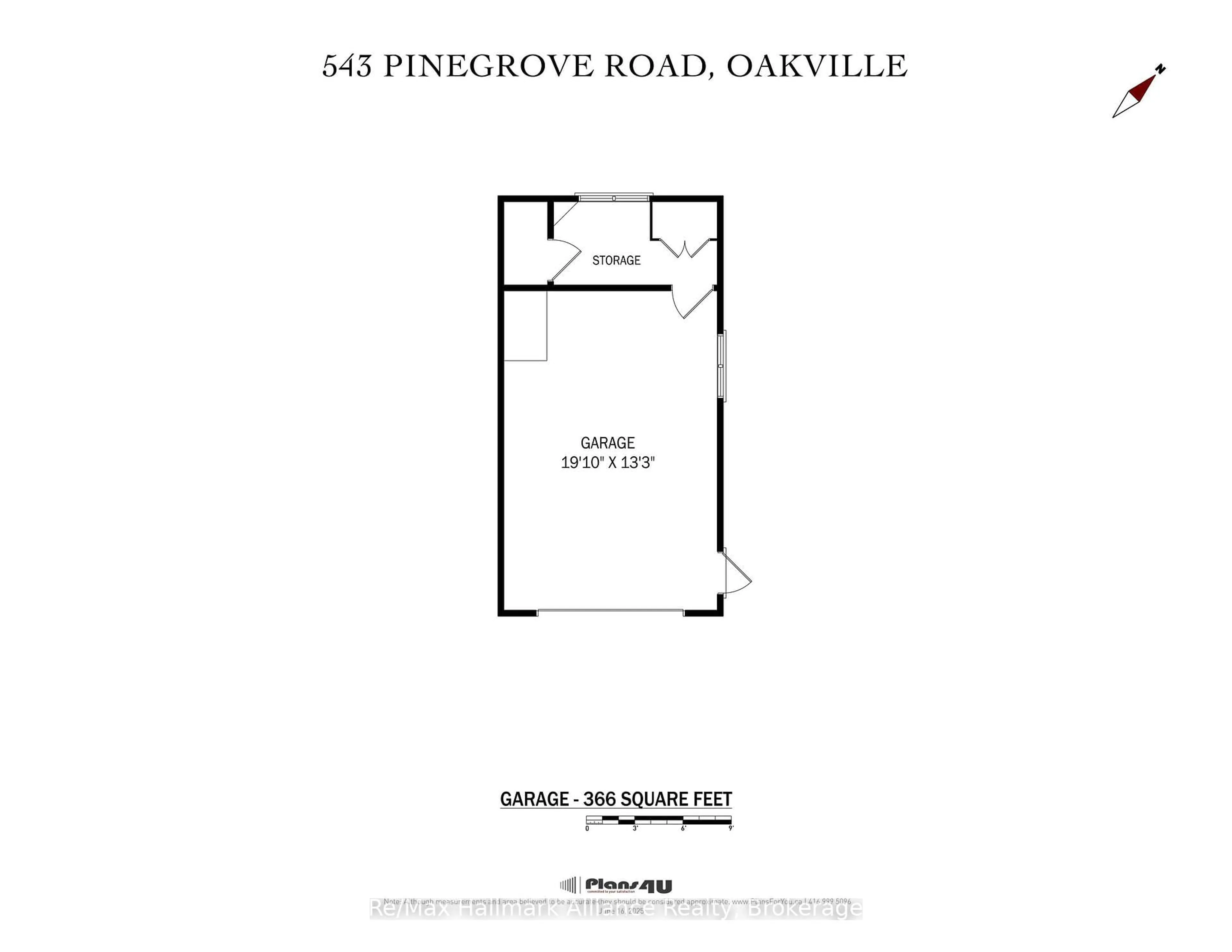 Floor plan for 543 Pinegrove Rd, Oakville Ontario L6K 2C2