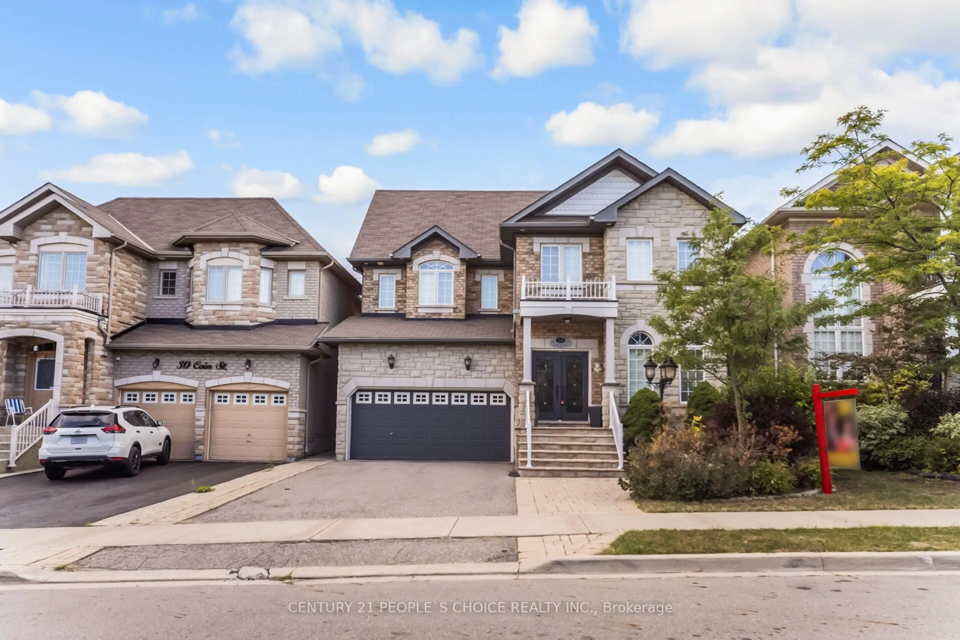 Home with brick exterior material, street for 28 Coin St, Brampton Ontario L6Y 5R2