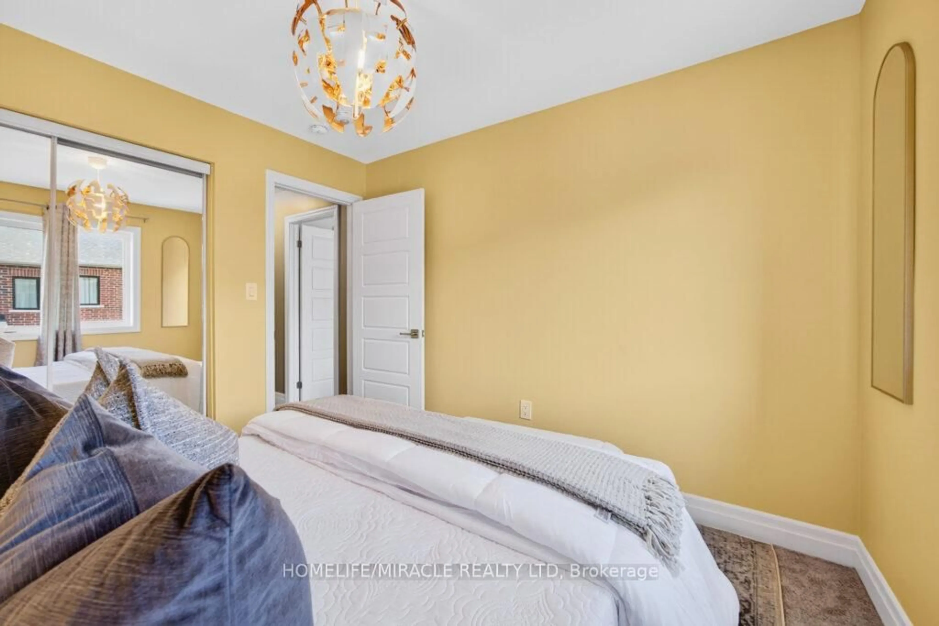 Bedroom with bed, unknown for 1681 Sauble Crt, Milton Ontario L9E 1Y6