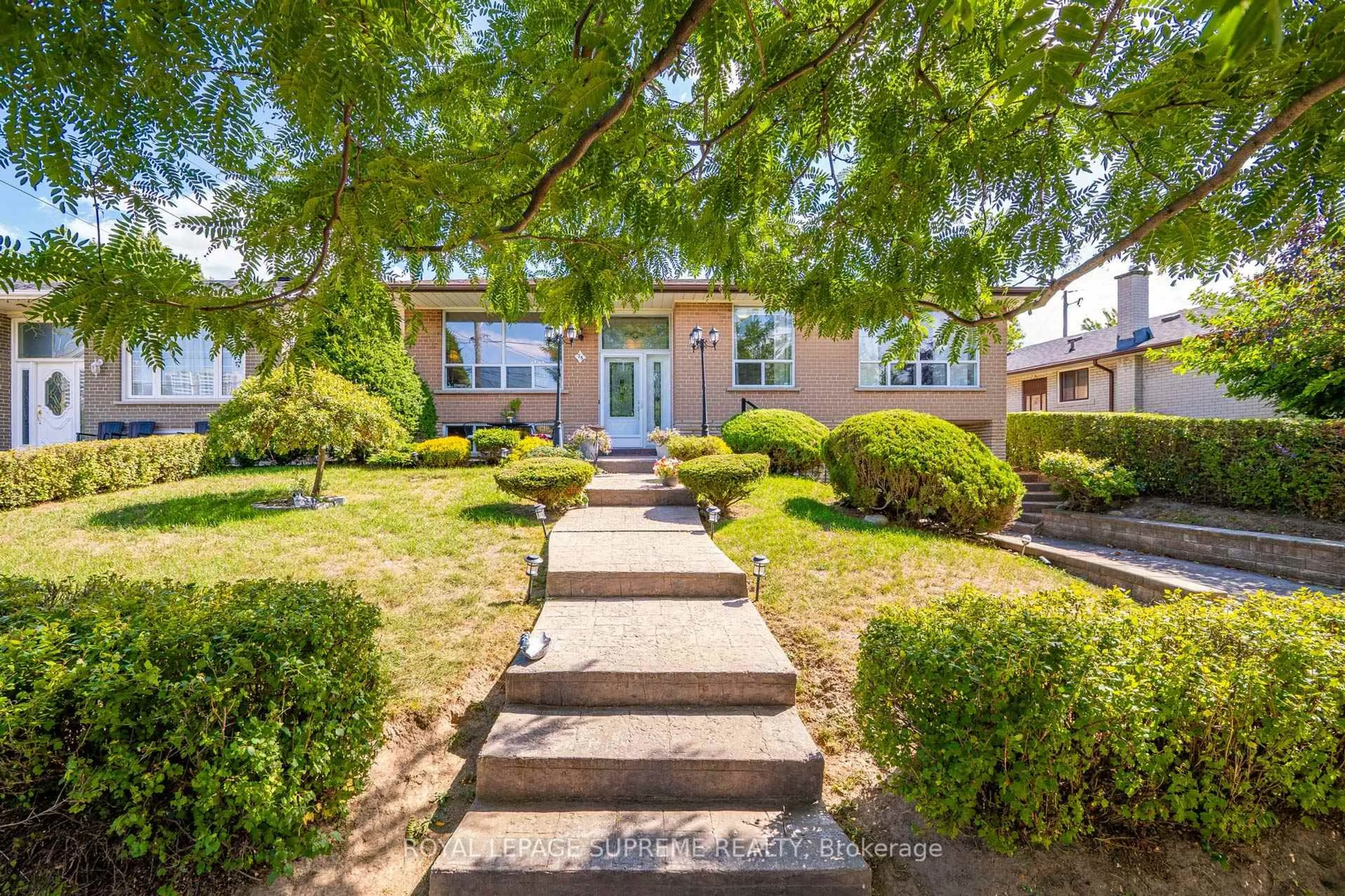 Home with brick exterior material, street for 75 Windhill Cres, Toronto Ontario M9M 1Y2