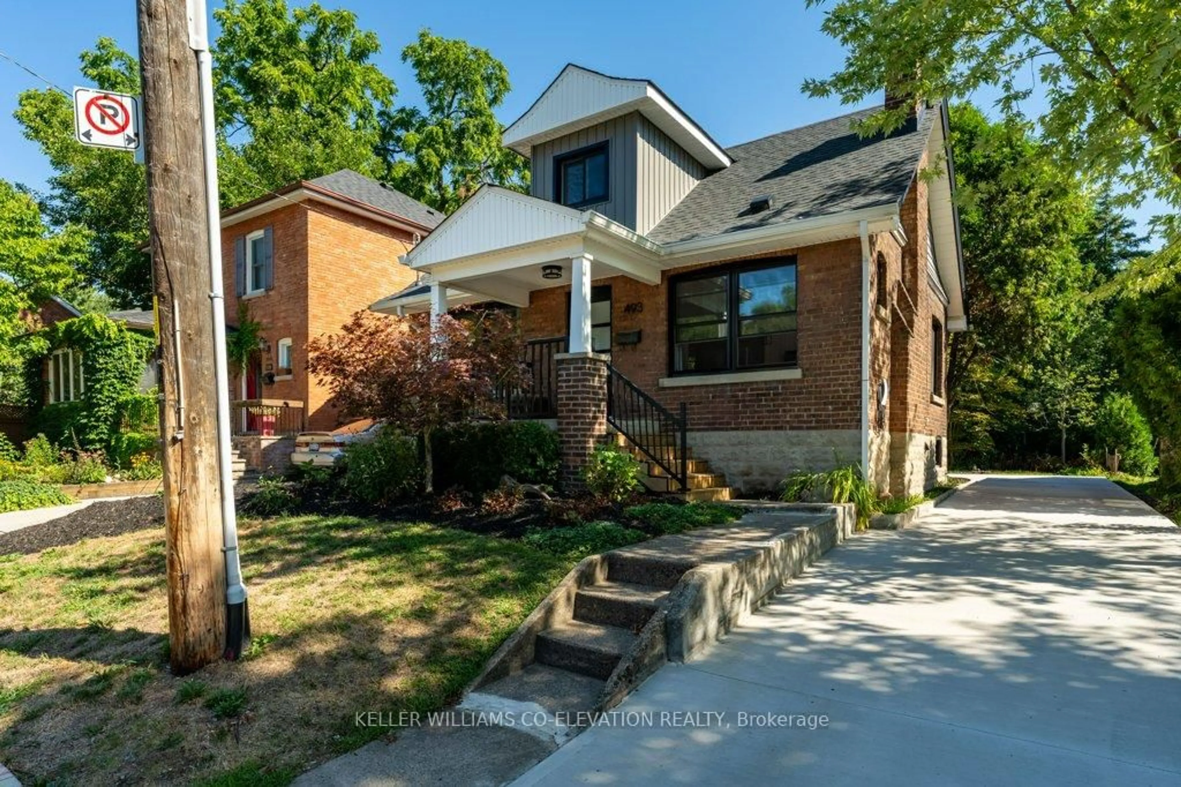 Home with brick exterior material, street for 493 Crosby Ave, Burlington Ontario L7R 2R6