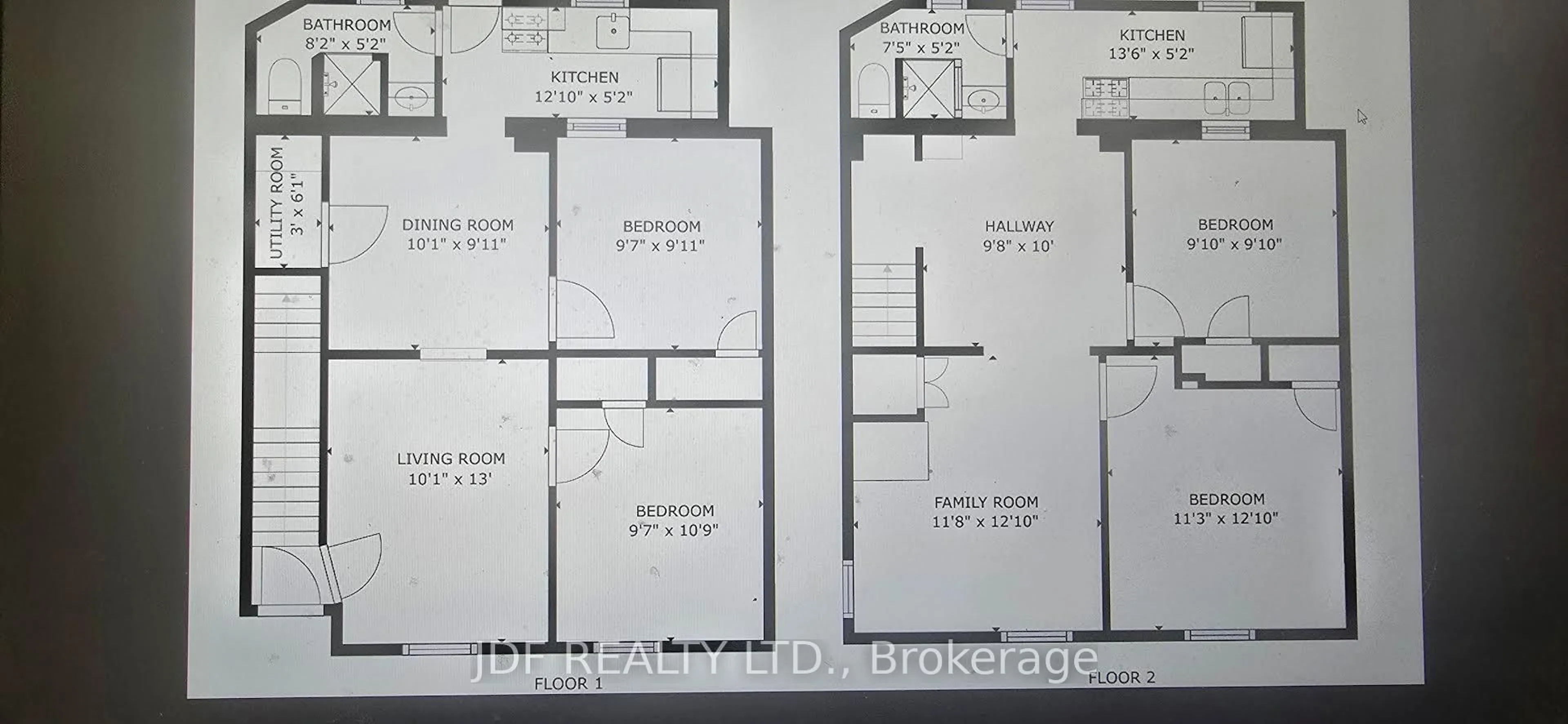 Floor plan for 740 Lansdowne Ave, Toronto Ontario M6H 3Y8