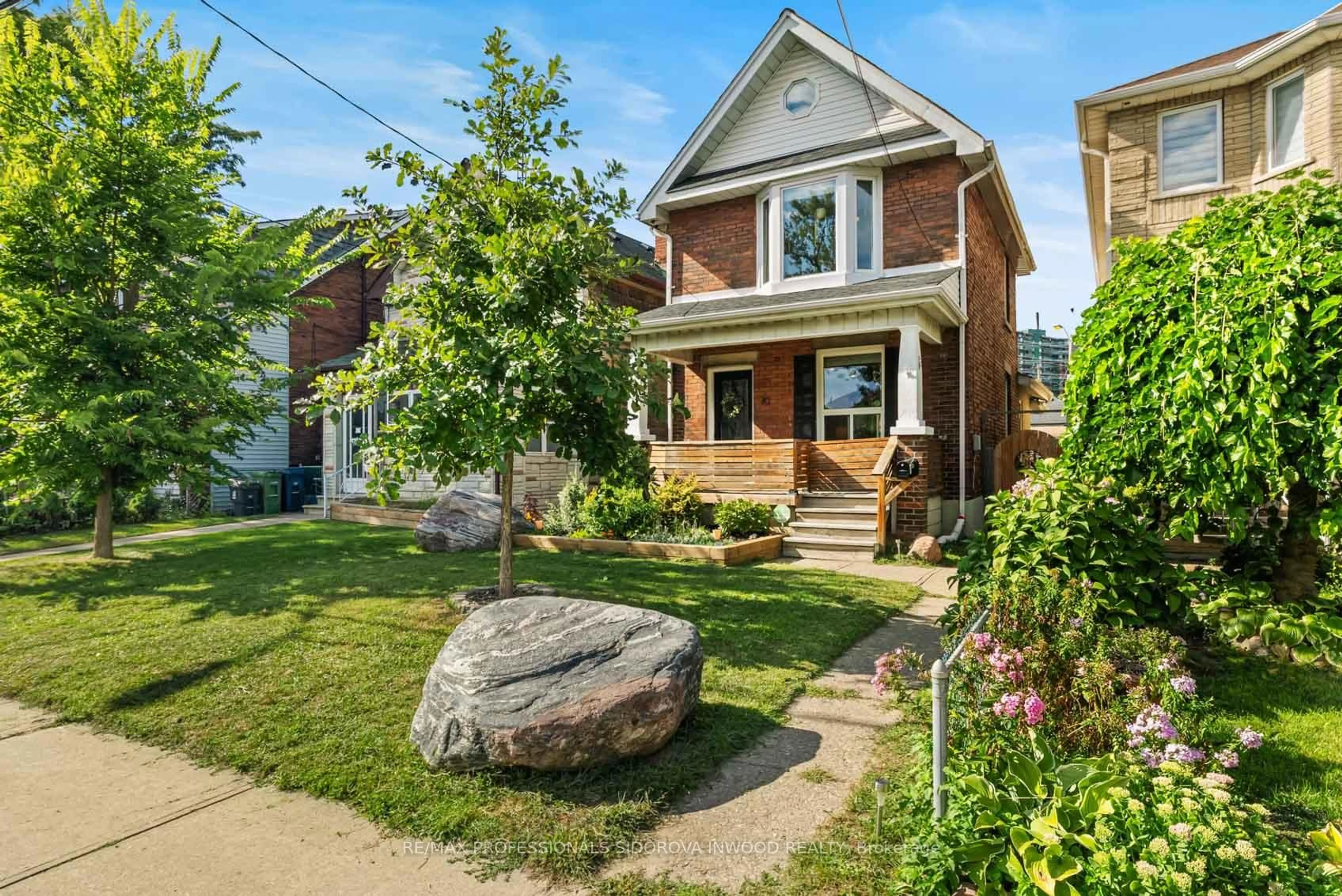 Home with brick exterior material, street for 70 Pritchard Ave, Toronto Ontario M6N 1T3