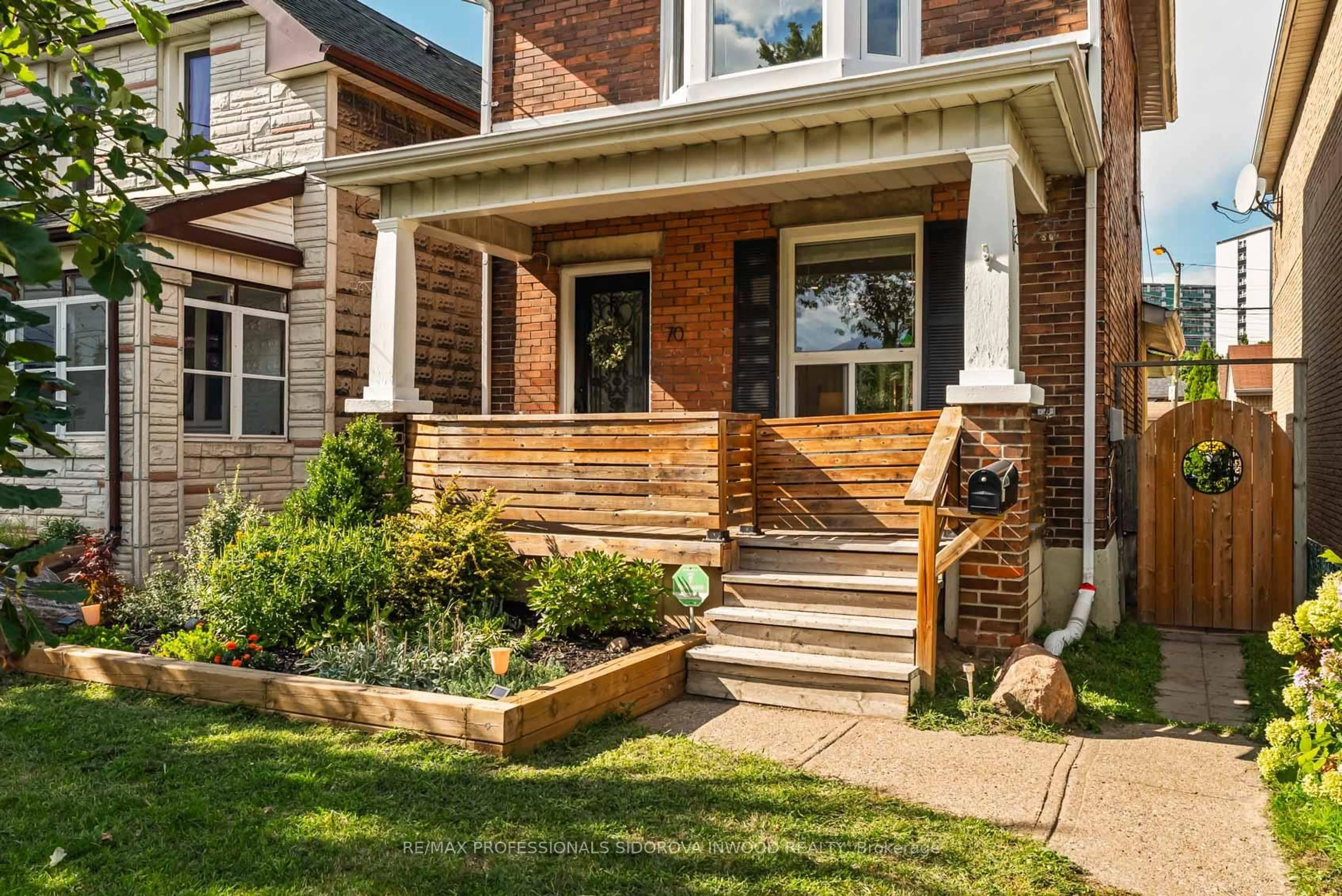 Home with brick exterior material, street for 70 Pritchard Ave, Toronto Ontario M6N 1T3