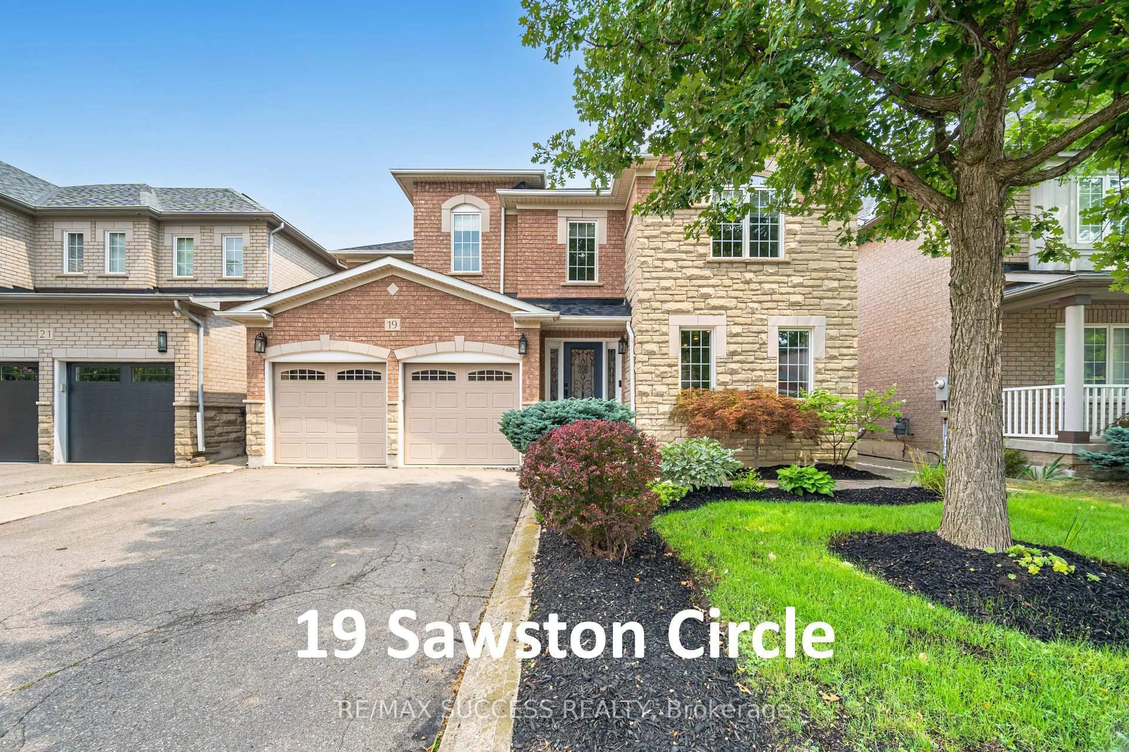 Home with brick exterior material, street for 19 Sawston Circ, Brampton Ontario L7A 2N7