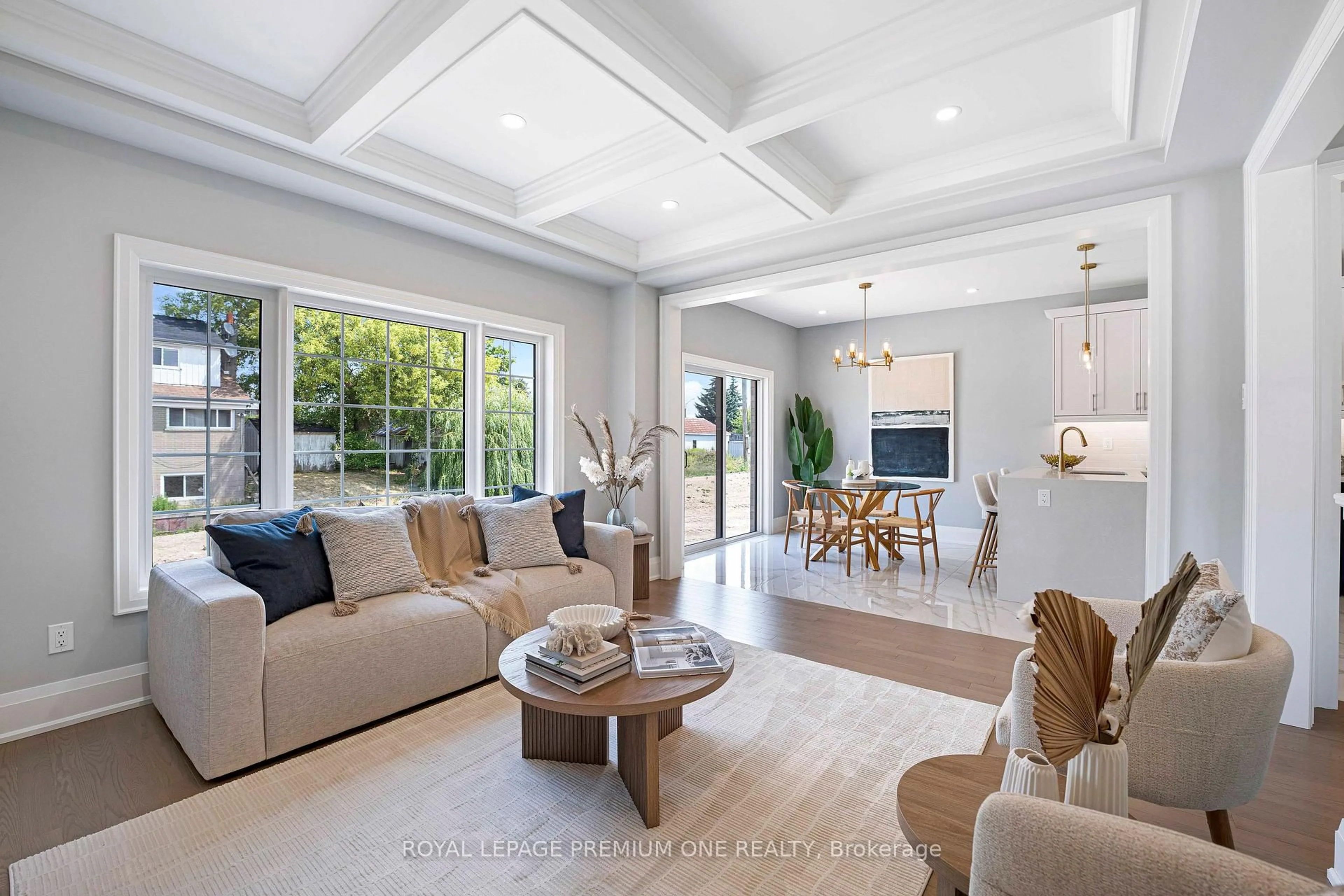 Living room with furniture, unknown for 12 Jack Kenny Crt, Caledon Ontario L7E 2M5