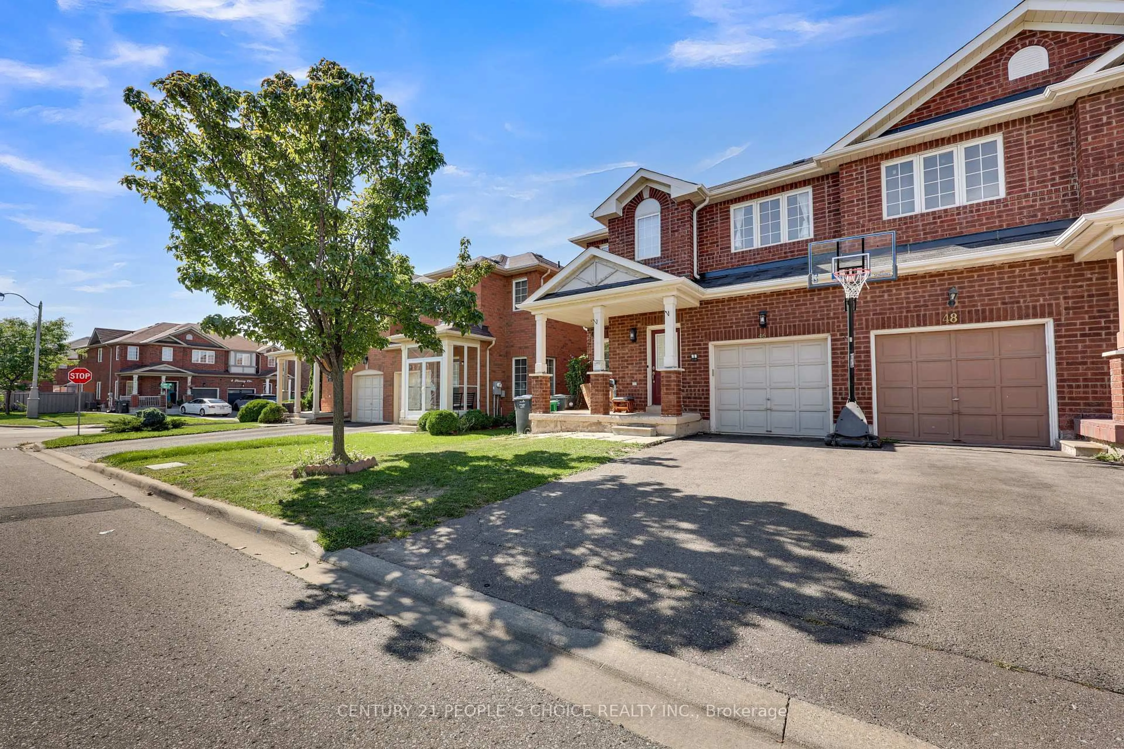 Home with brick exterior material, street for 46 Commodore Dr, Brampton Ontario L6X 0S7