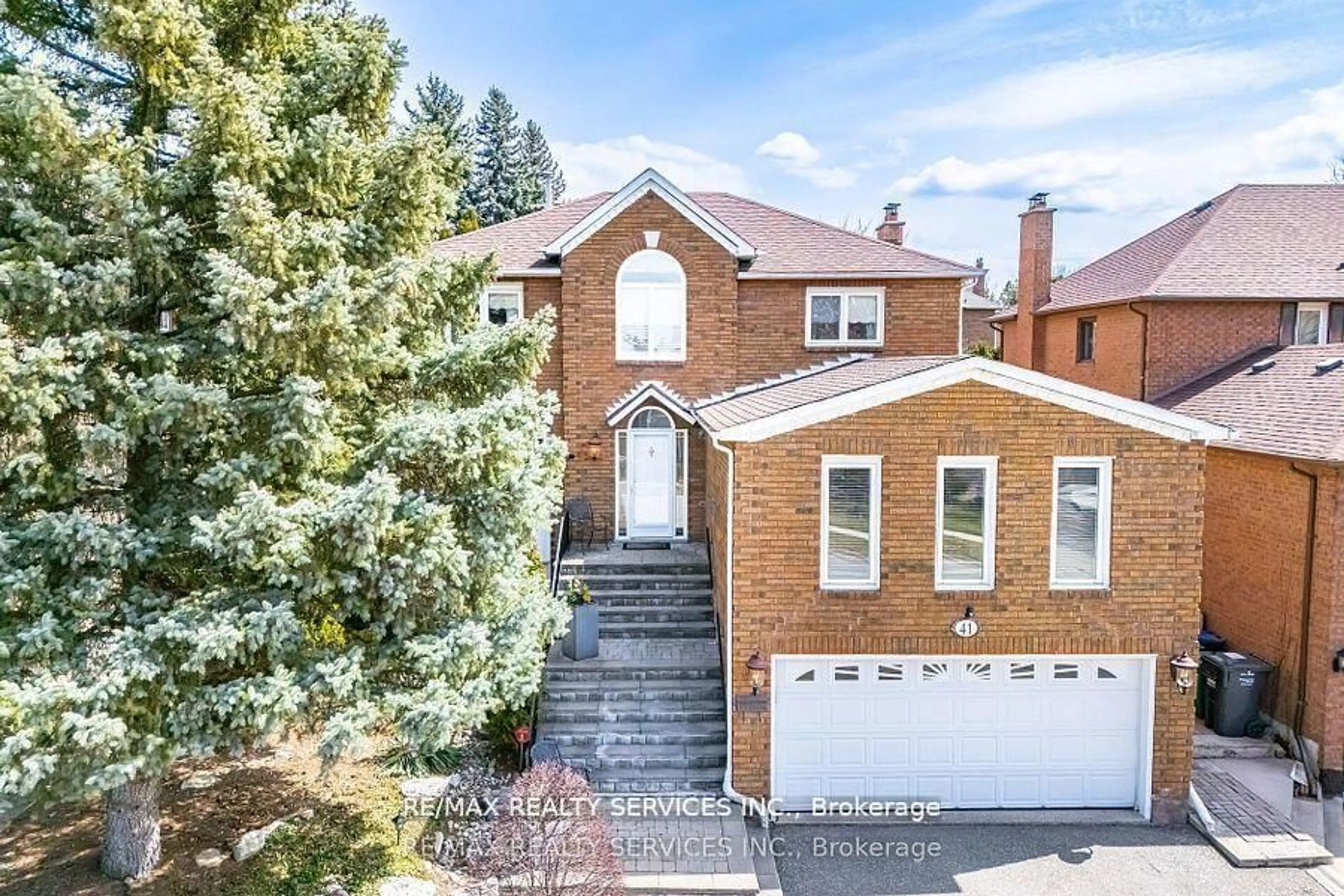 Home with brick exterior material, street for 41 Christie Dr, Brampton Ontario L6Z 3J6